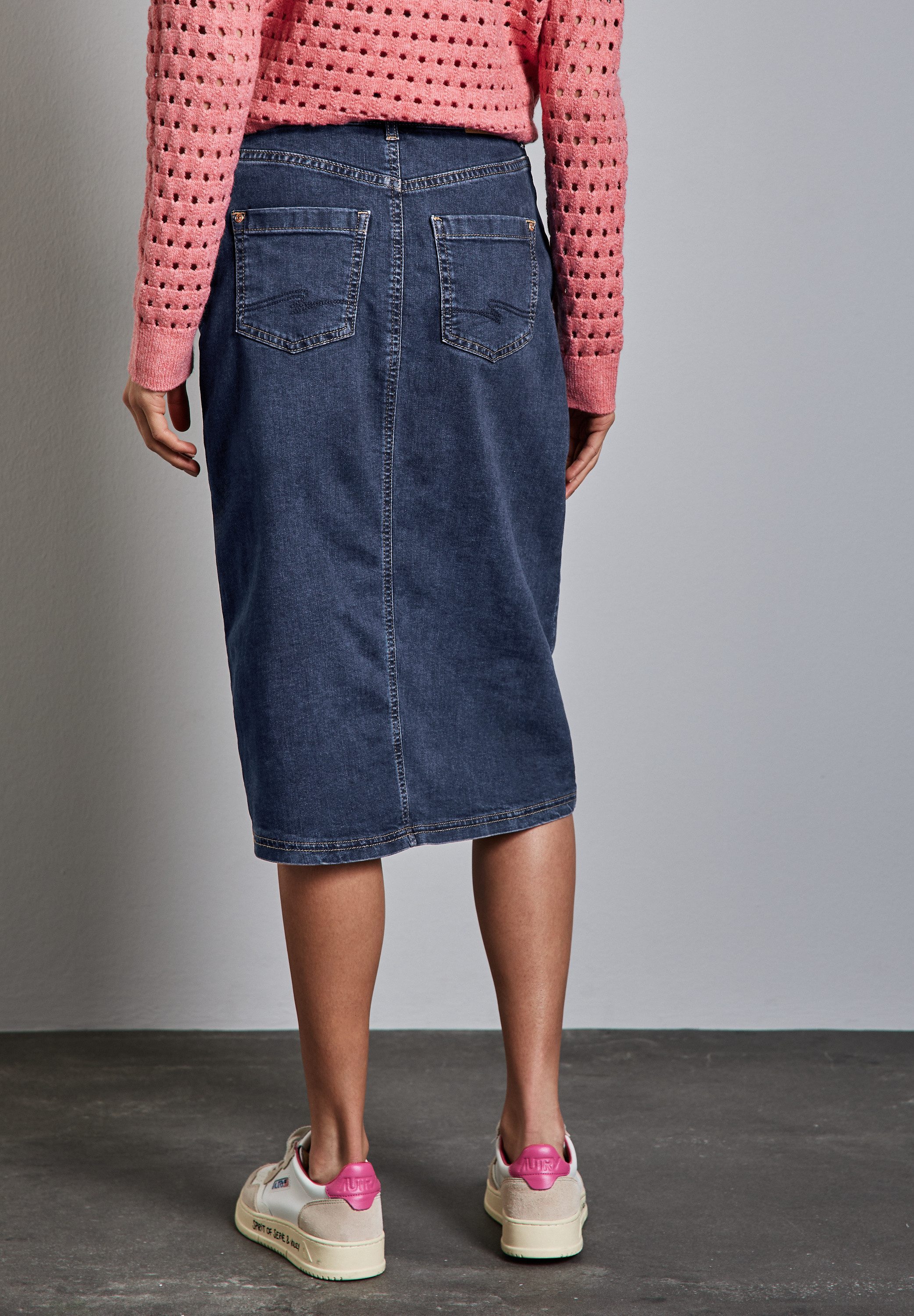 STREET ONE Jeansrock aus Baumwolle mit günstig online kaufen