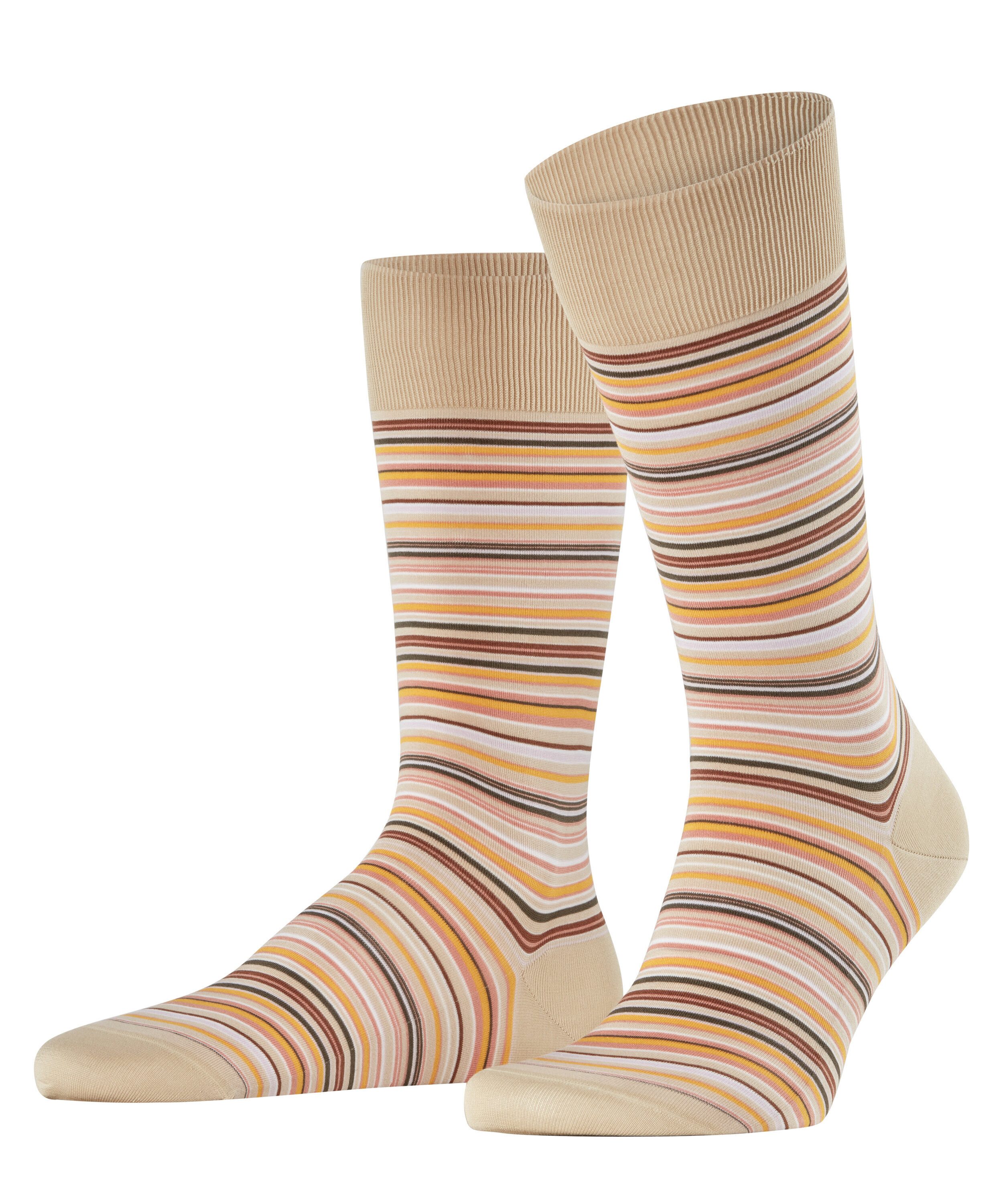 Socken Microblock Socken mit hochwertiger Fil d´Ecosse