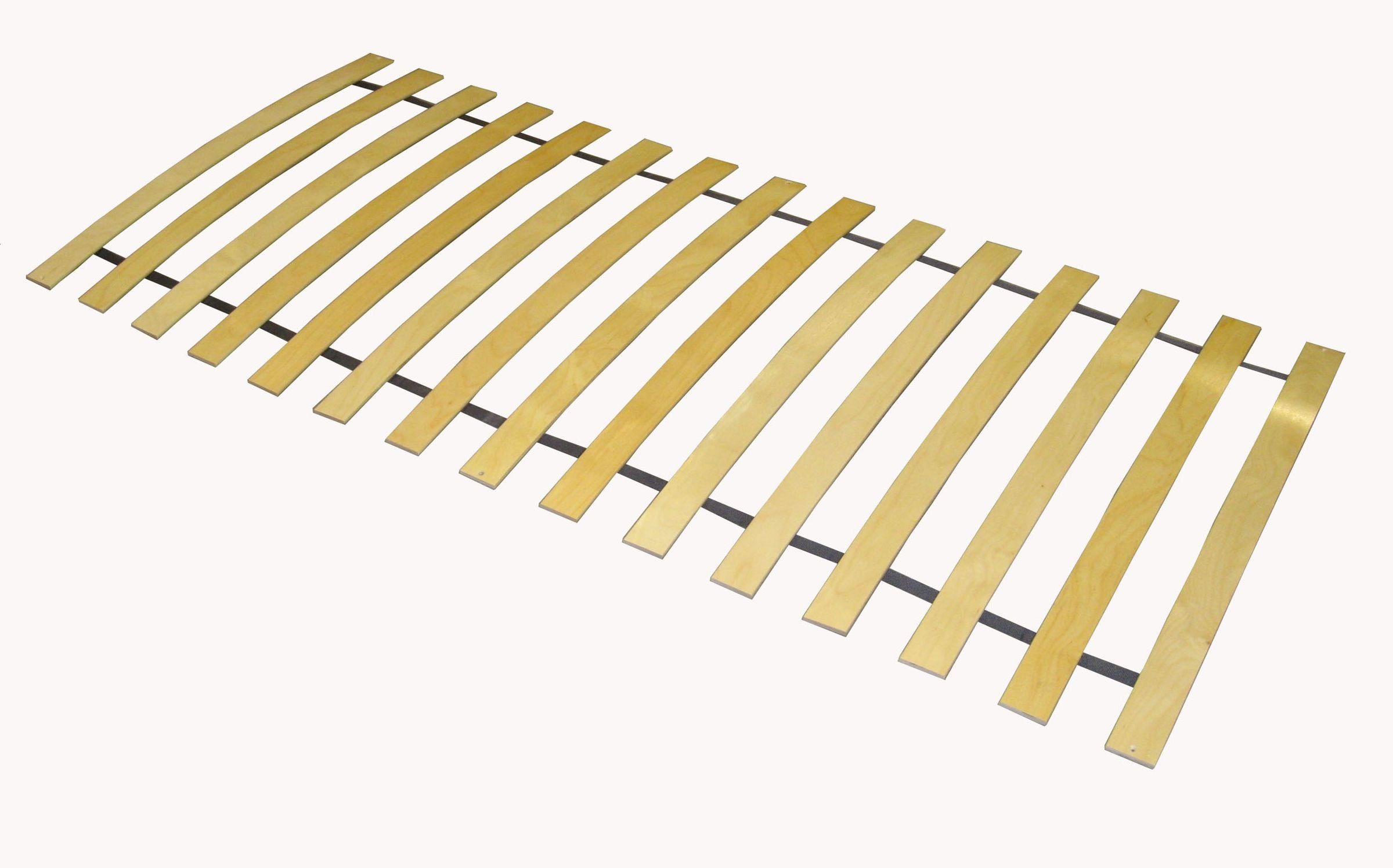 Matratze, ERST-HOLZ Federleisten 100x200 Stabiles und mit lackiert Kiefer Bett Massivholzbett Kieferfarblos