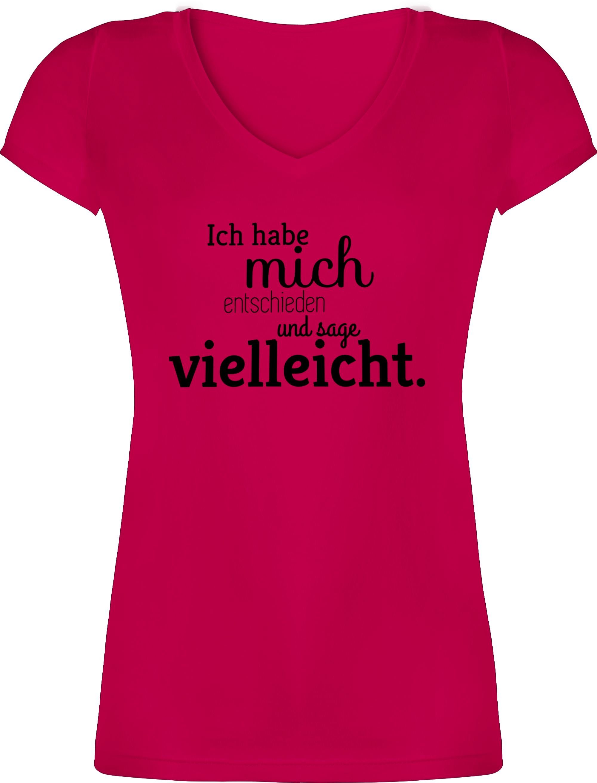 Shirtracer TShirt »Ich habe mich entschieden und sage vielleicht Sprüche Statement mit Spruch