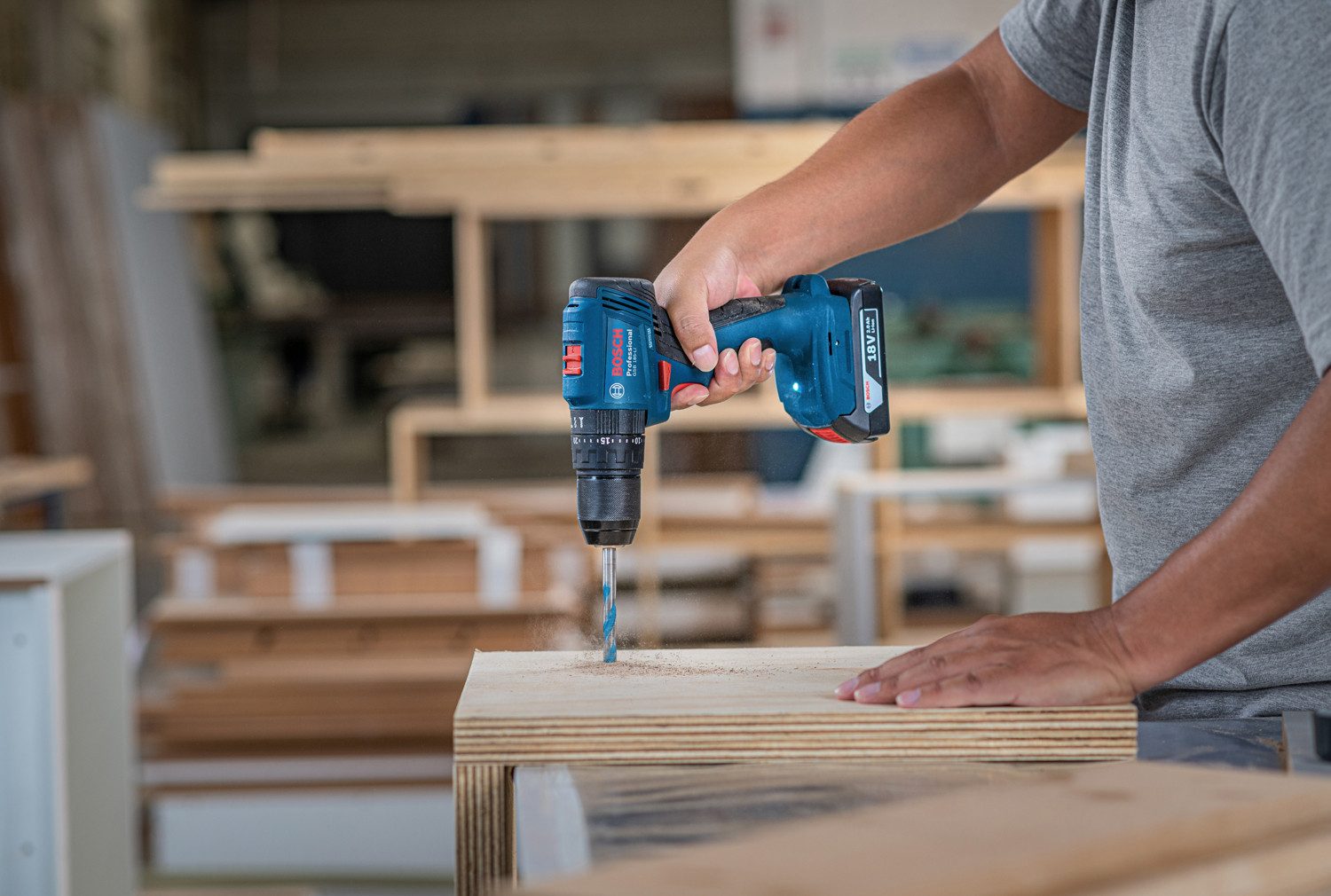 Bosch Professional Akku-Bohrschrauber »GSR 18V-90 C«, ohne Akku, ohne Ladeg günstig online kaufen