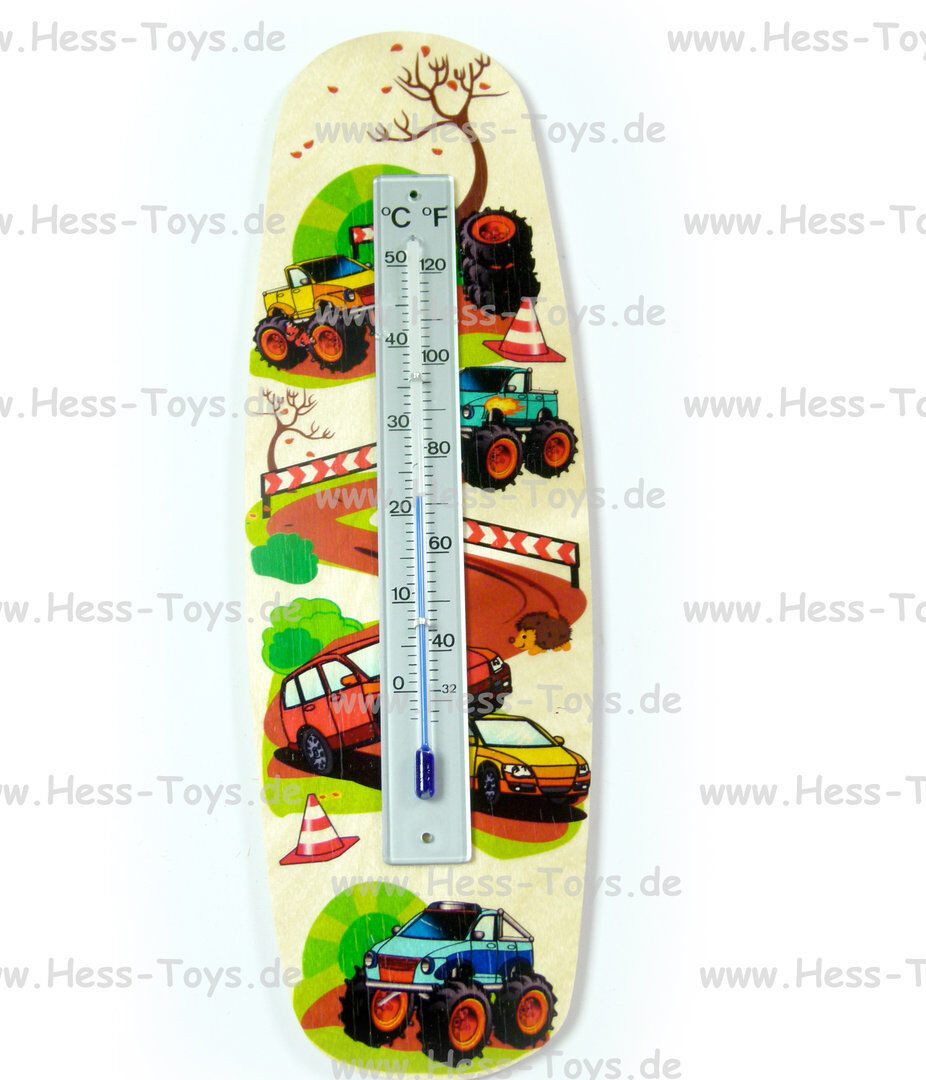 HESS SPIELZEUG Raumthermometer Thermometer Monstertruck Innenthermometer 15805