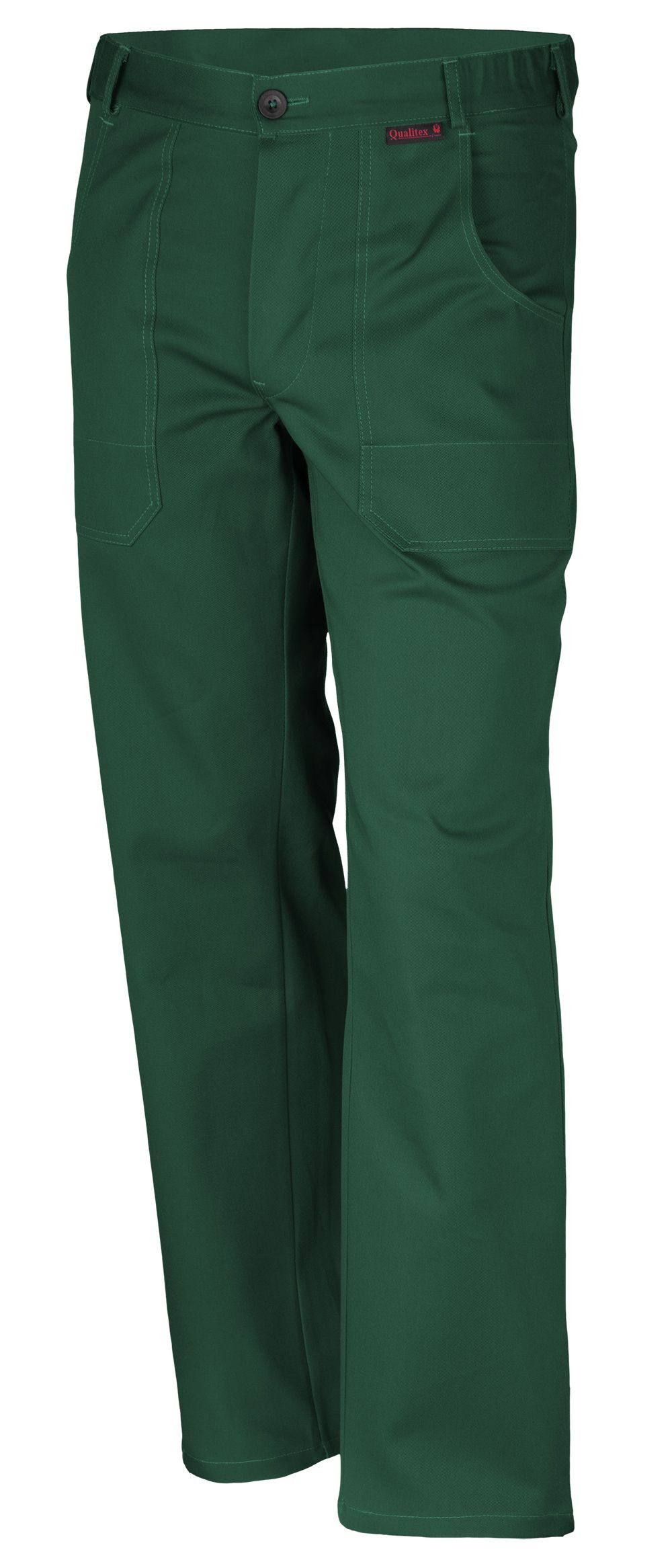 Qualitex Workwear Arbeitsbundhose favorite Arbeitshose aus pflegeleichter Baumwolle (Bundhose BW 320 g) (1-tlg) strapazierfähige Werkstatthose mit 4 Taschen - Blickdicht - Waschbar