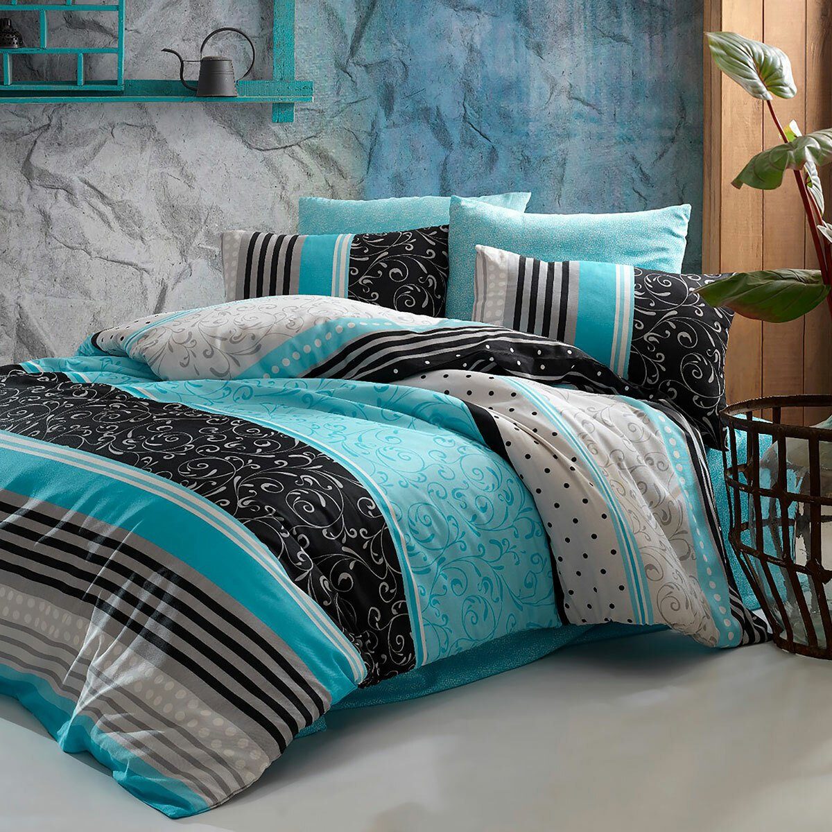 TRAUMSCHLAF Bettwäsche Sara, Renforce, 2 teilig, strapazierfähige und langelebige Qualität