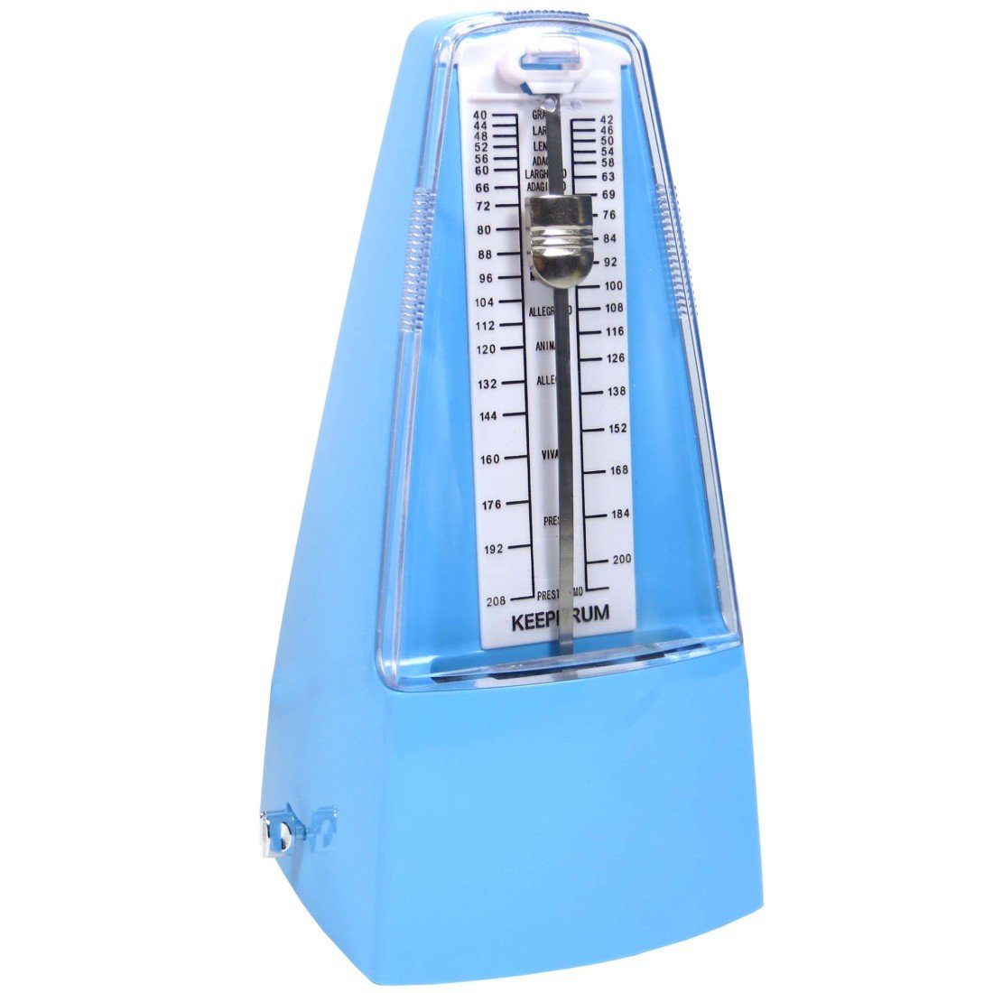 keepdrum Metronom keepdrum Metronom GMPL BL mit Glocke Blau, Mechanisches Metronom