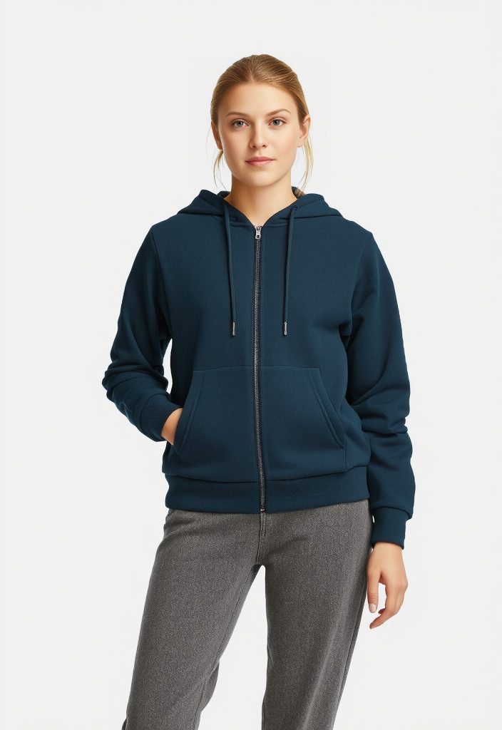 pieces Kapuzensweatshirt PCCHILLI LS ZIP HOODIE NOOS BC