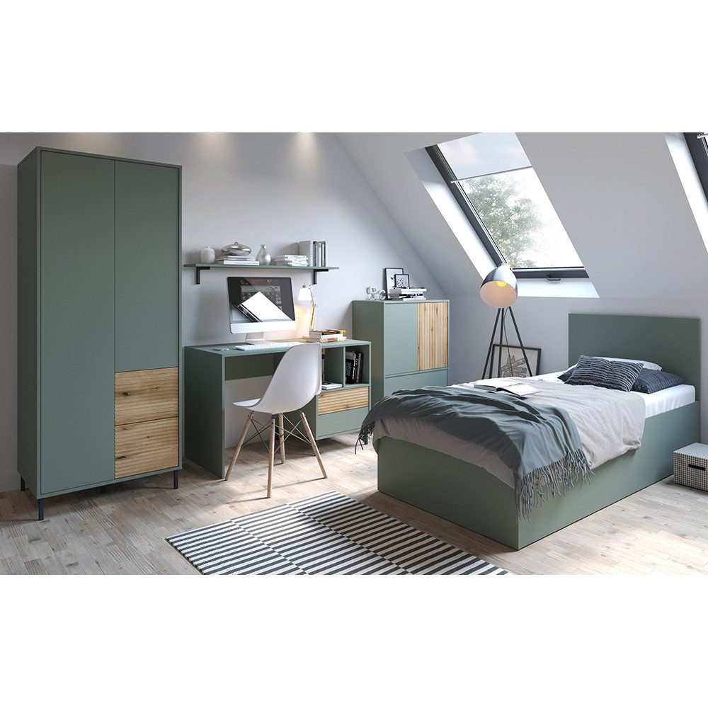 Lomadox Jugendzimmer-Set PARMA-129, (Sparset, 5-tlg., Kleiderschrank Schrei günstig online kaufen