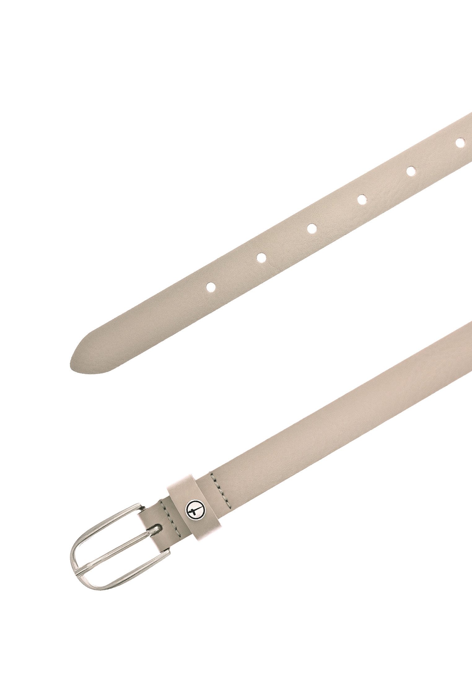 Tamaris Ledergürtel "Cassia Silver" weiches Rindleder mit leichter Narbung, schmal