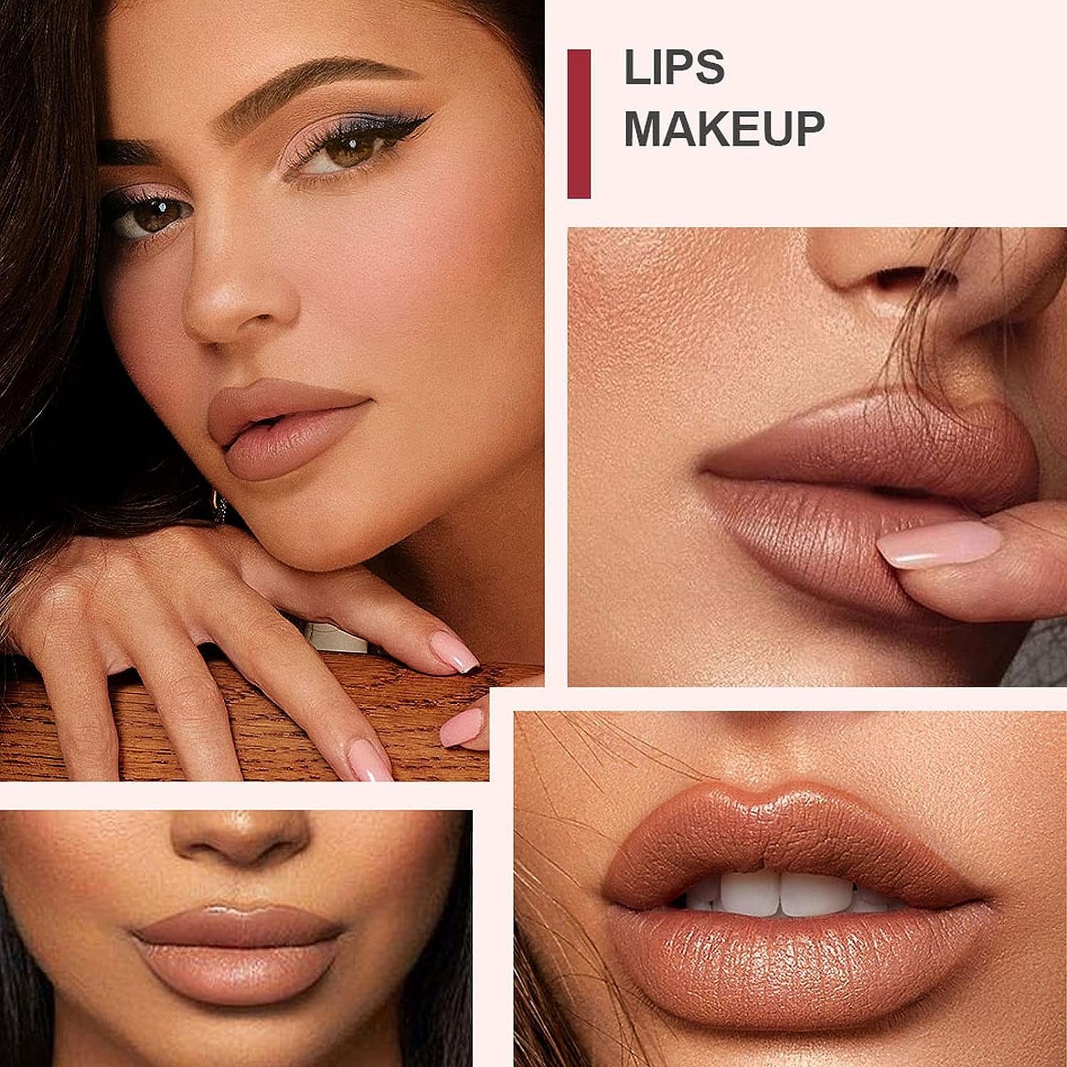 Lipstick Makeup Lippenstift Flüssiger 6 Set, Ink Matt Farben Samt Set Wasserdichte Rot Nude Lippenstift-Set Haiaveng Lippenstifte Lippenstift