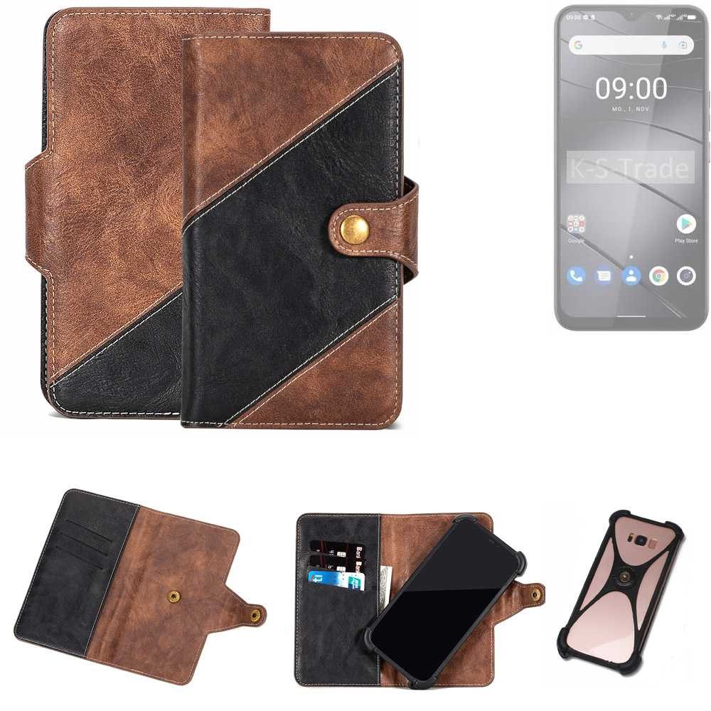 K-S-Trade Handyhülle für Gigaset GS5, Handyhülle Schutzhülle Bookstyle Case Klapphülle Cover Hülle