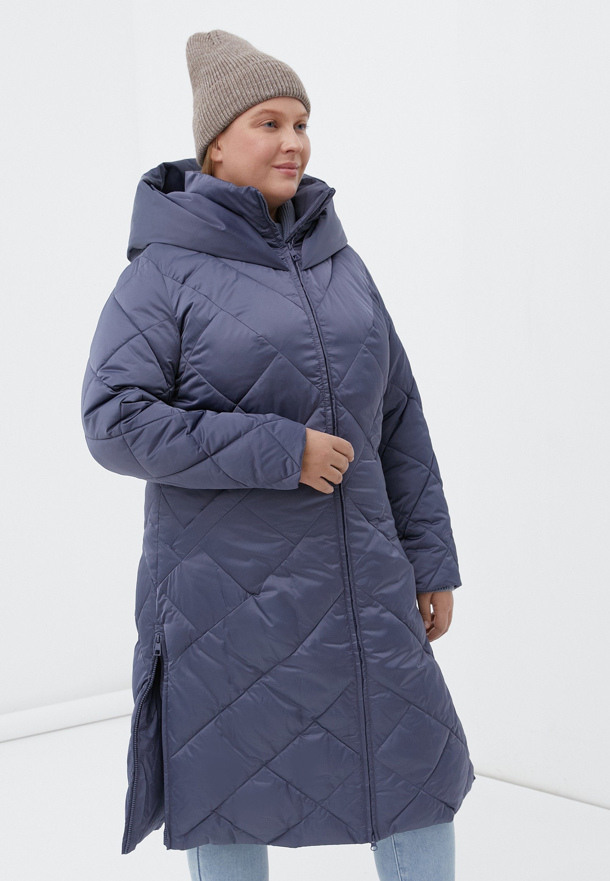 Finn Flare Steppmantel Robust mit ausgefallener Stepp-Optik