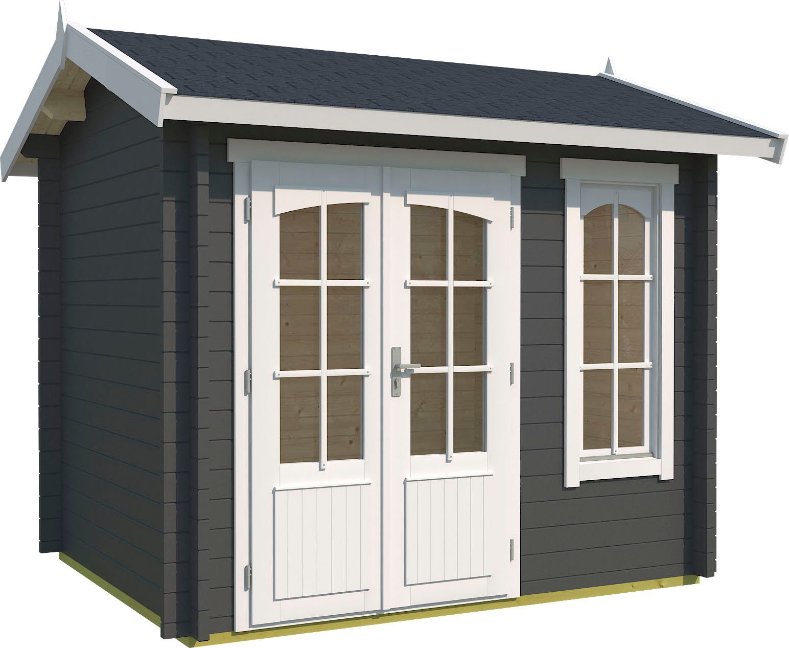 LASITA MAJA Gartenhaus Alex, BxT: 290x254 cm, (Set, inkl. Fussbodenbretter zum verlegen)