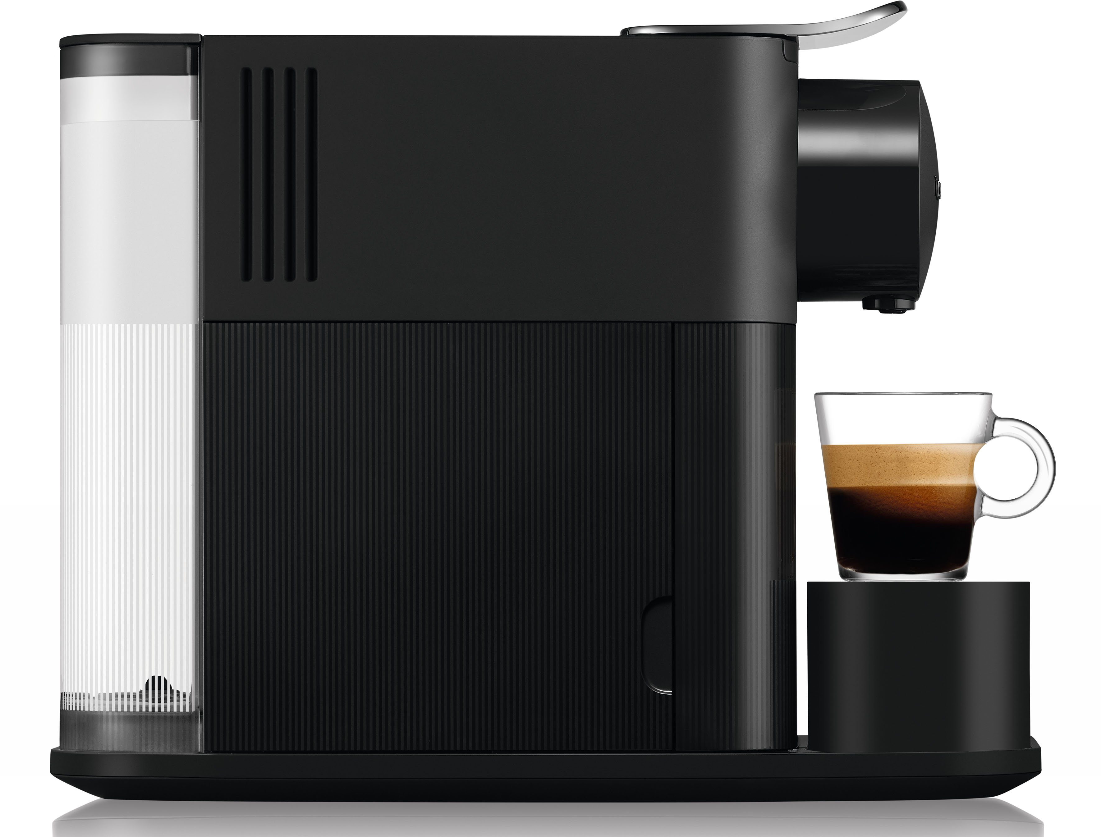 Kapseln von One inkl. Lattissima DeLonghi, Black, Willkommenspaket EN510.B Nespresso 7 mit Kapselmaschine