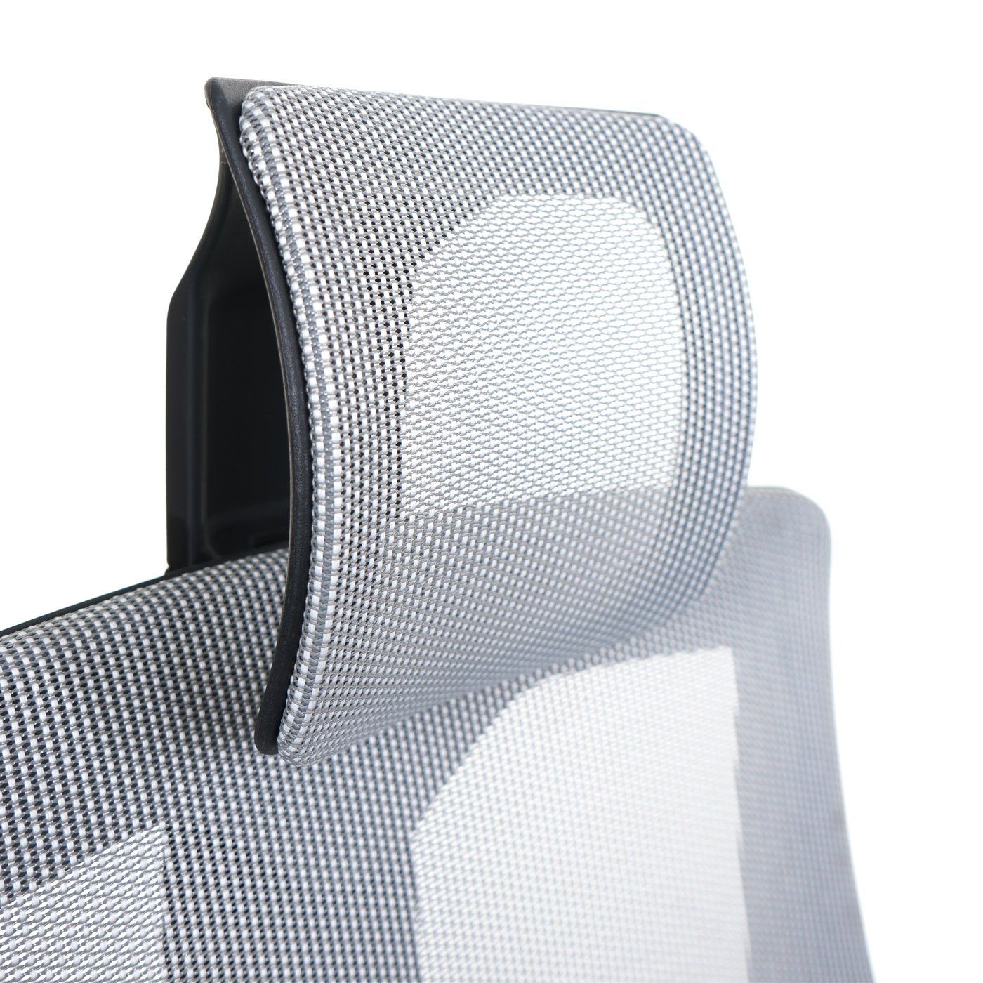für Höhenverstellbare Netzbespannung Luftzirkulation Adelaide, schwarz/grau Rückenlehne, Schreibtischstuhl weiß-grau MCW |