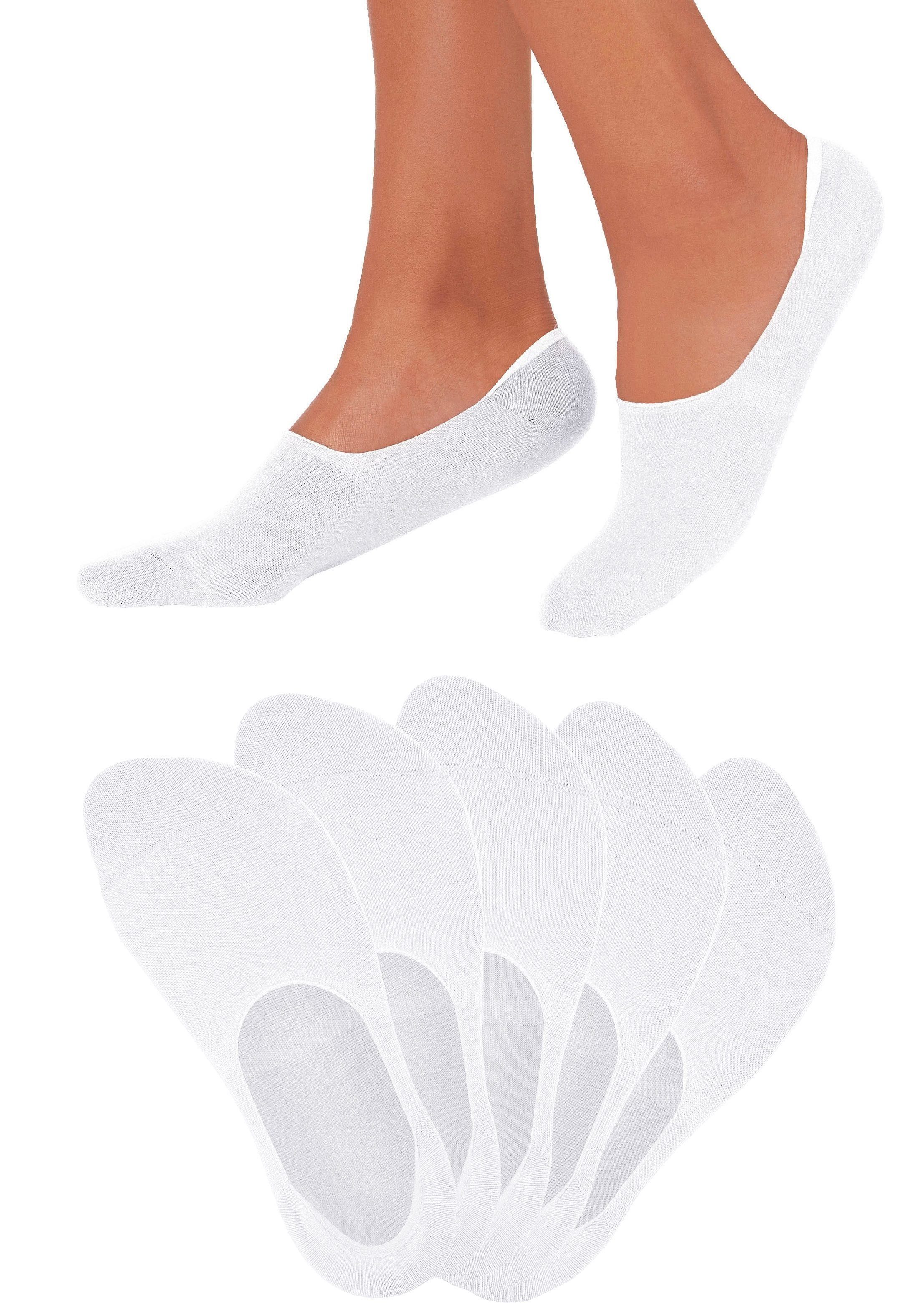 Bench. Füßlinge (Packung, 5-Paar) für weit ausgeschnittene Schuhe