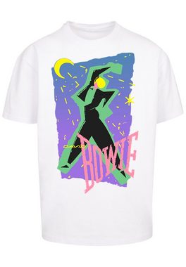 F4NT4STIC T-Shirt David Bowie Rock Music Band Moonlight Dance Print
