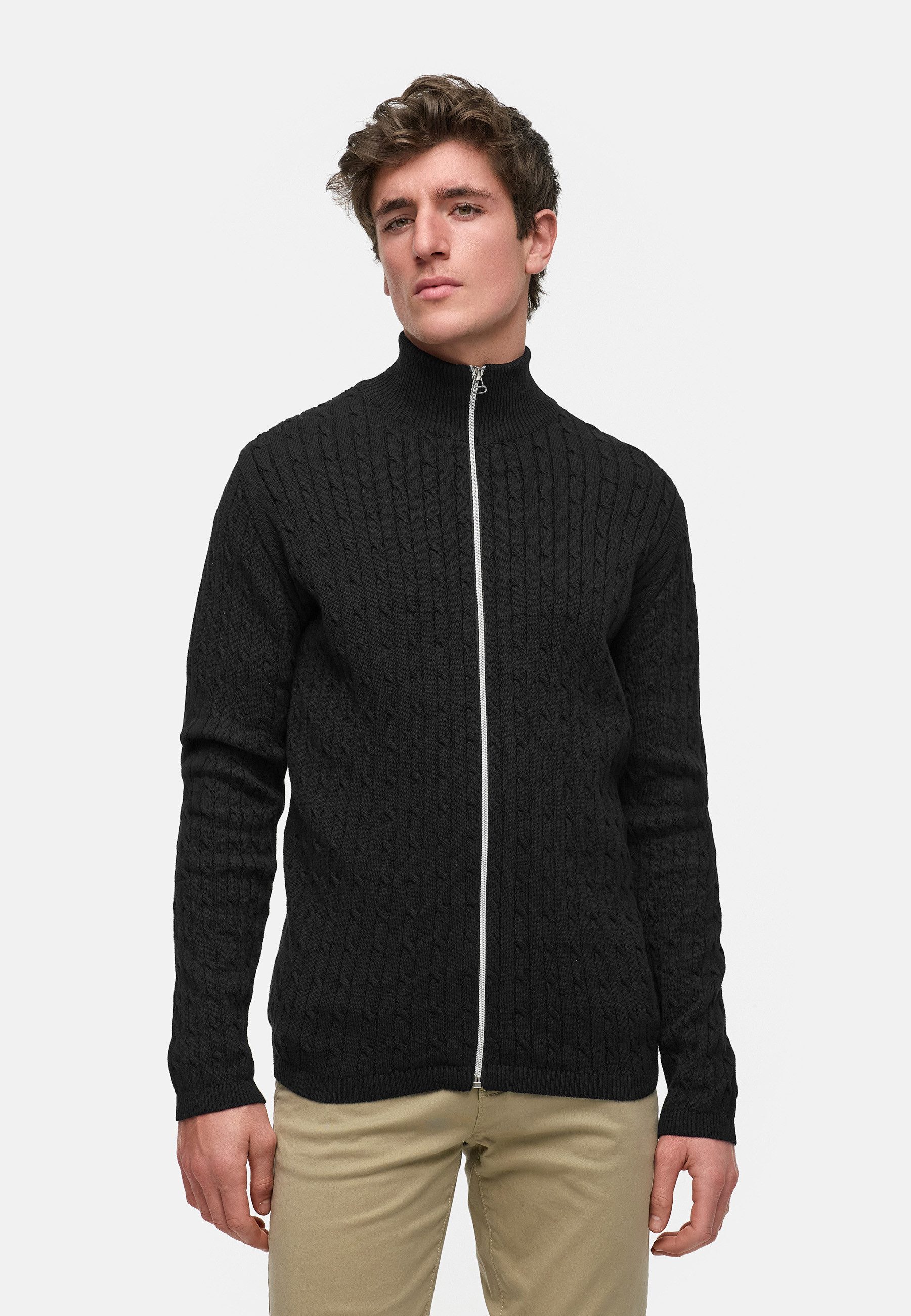 Kronstadt Strickjacke KSCable Zip aus hochwertigem günstig online kaufen
