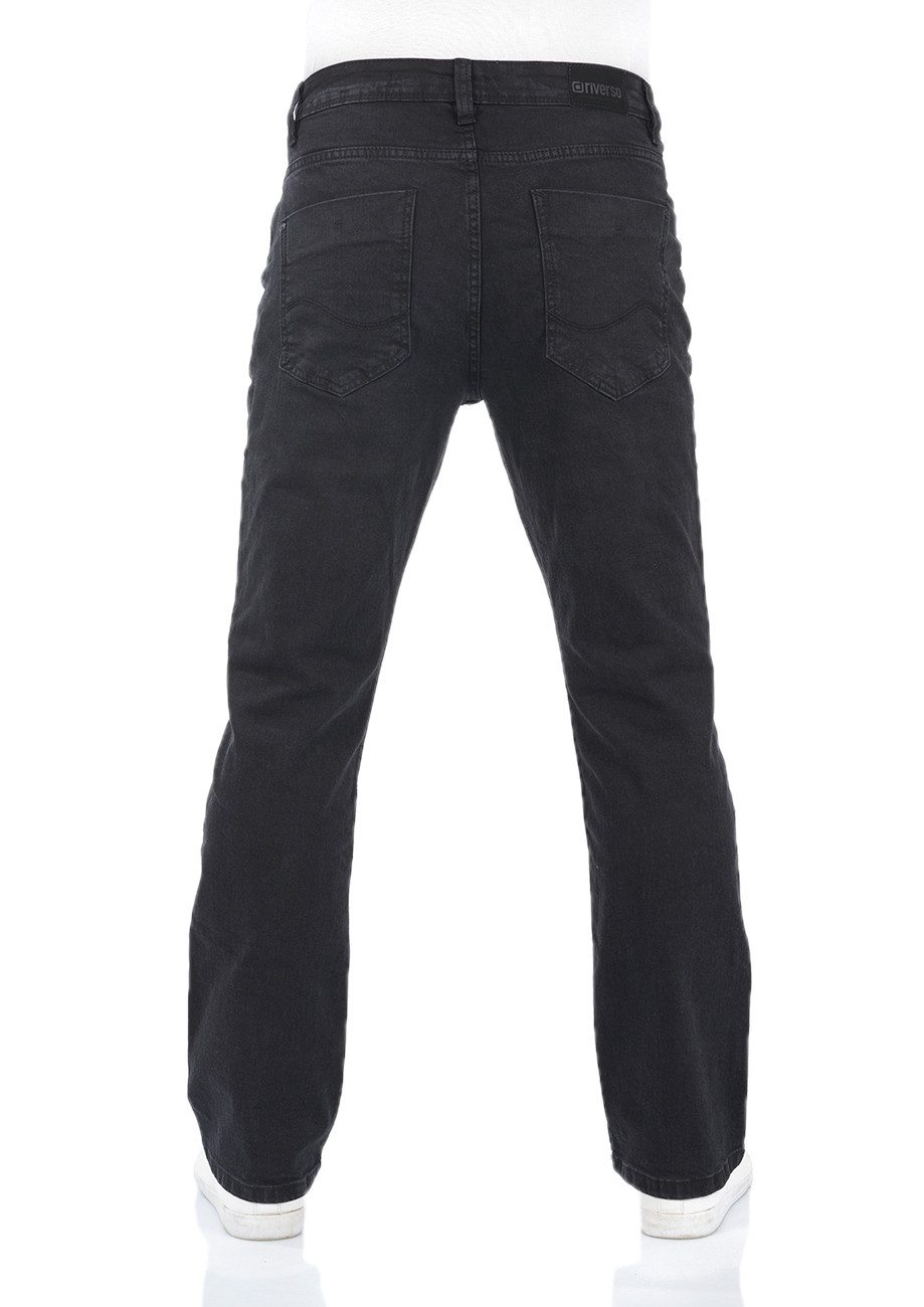 riverso Bootcut-Jeans Herren Jeanshose RIVFalko Boot Cut Fit Denim Hose mit Stretch