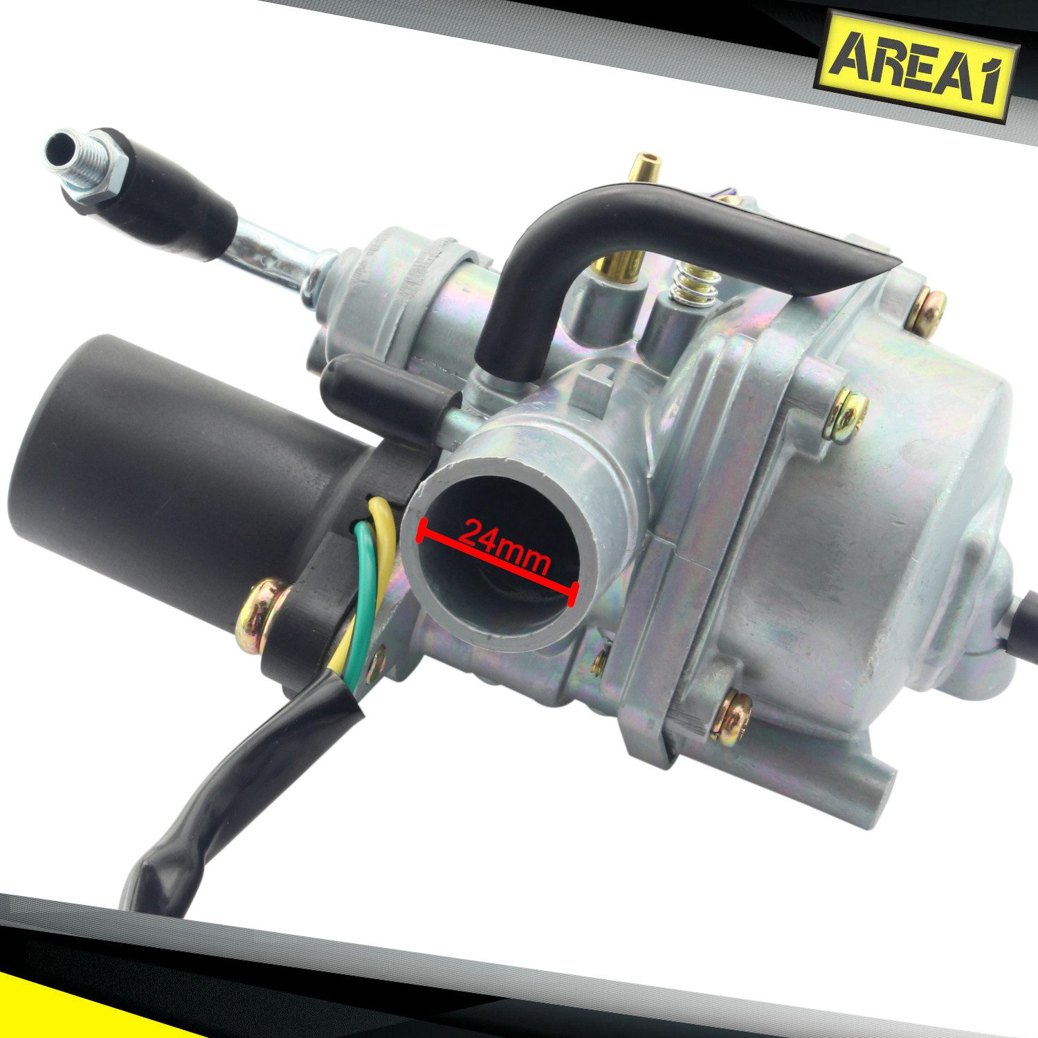 Area1 Motorroller Ersatz Vergaser 12mm 50ccm 2-Takt Minaralli/China Motoren, 0 km/h, Euro 0, kompatibel mit Aerox Jog Neos Explorer Race GT50 AGM Luxxon