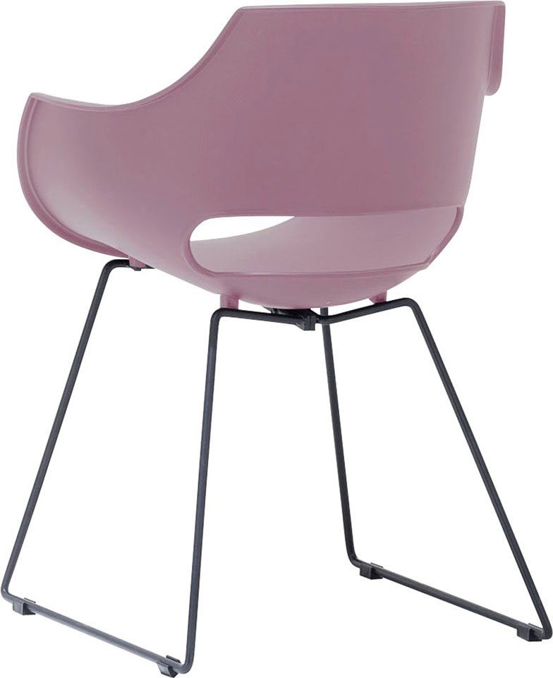 MCA furniture Schalenstuhl Rockville St), Rot bis (Set, | Stuhl 4 Rot belastbar 120 Kg