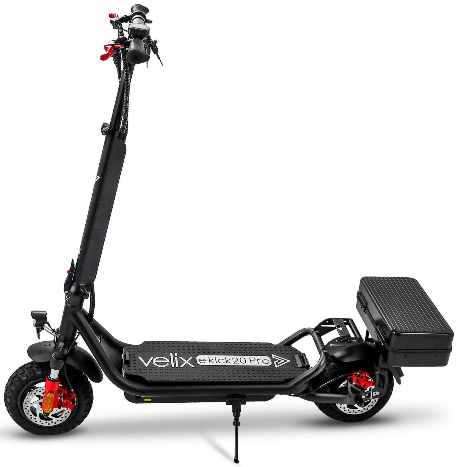 velix E-Scooter zu bis 100 Reichweite Pro, 20 E-Kick km/h, 2 20 Akkus, km