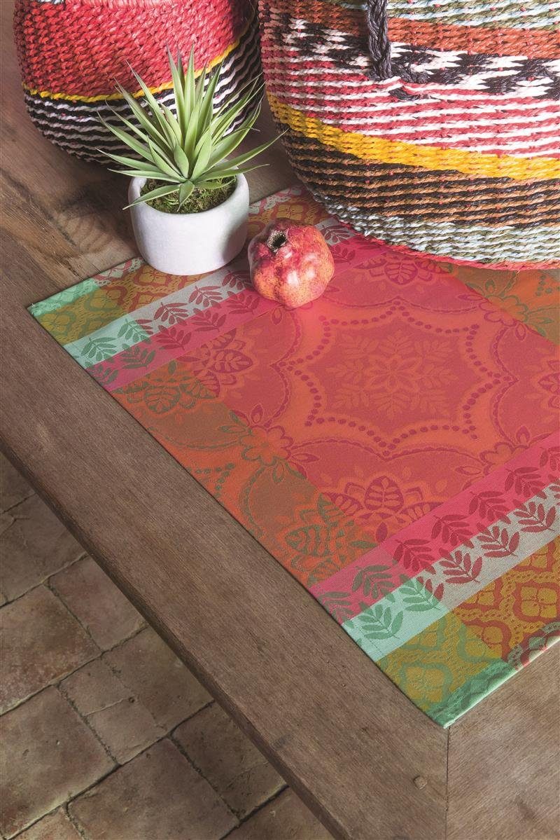 Le Jacquard Francais Platzset Beschichtete Tischsets (2x Set) Bastide Poivron 38x52 cm, (Set, 2-St), beschichtet