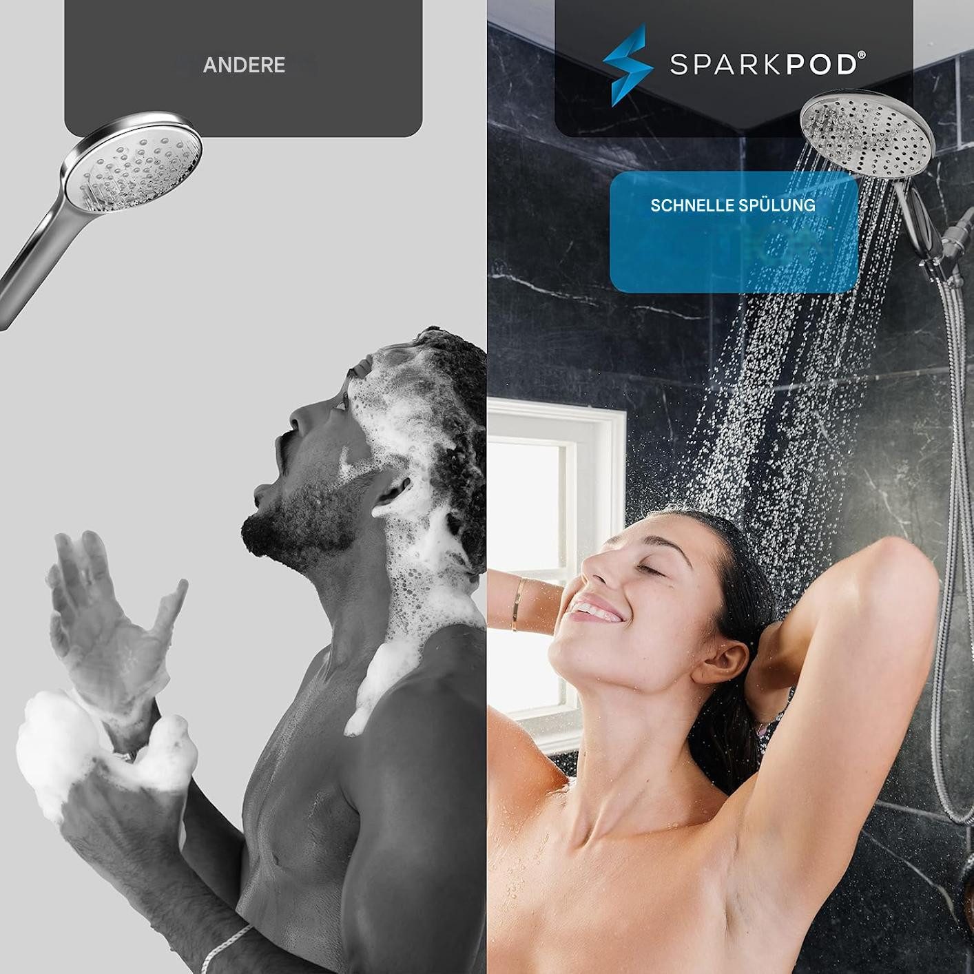 sparkpod Handbrause XXL Premium Regen Handbrause günstig online kaufen