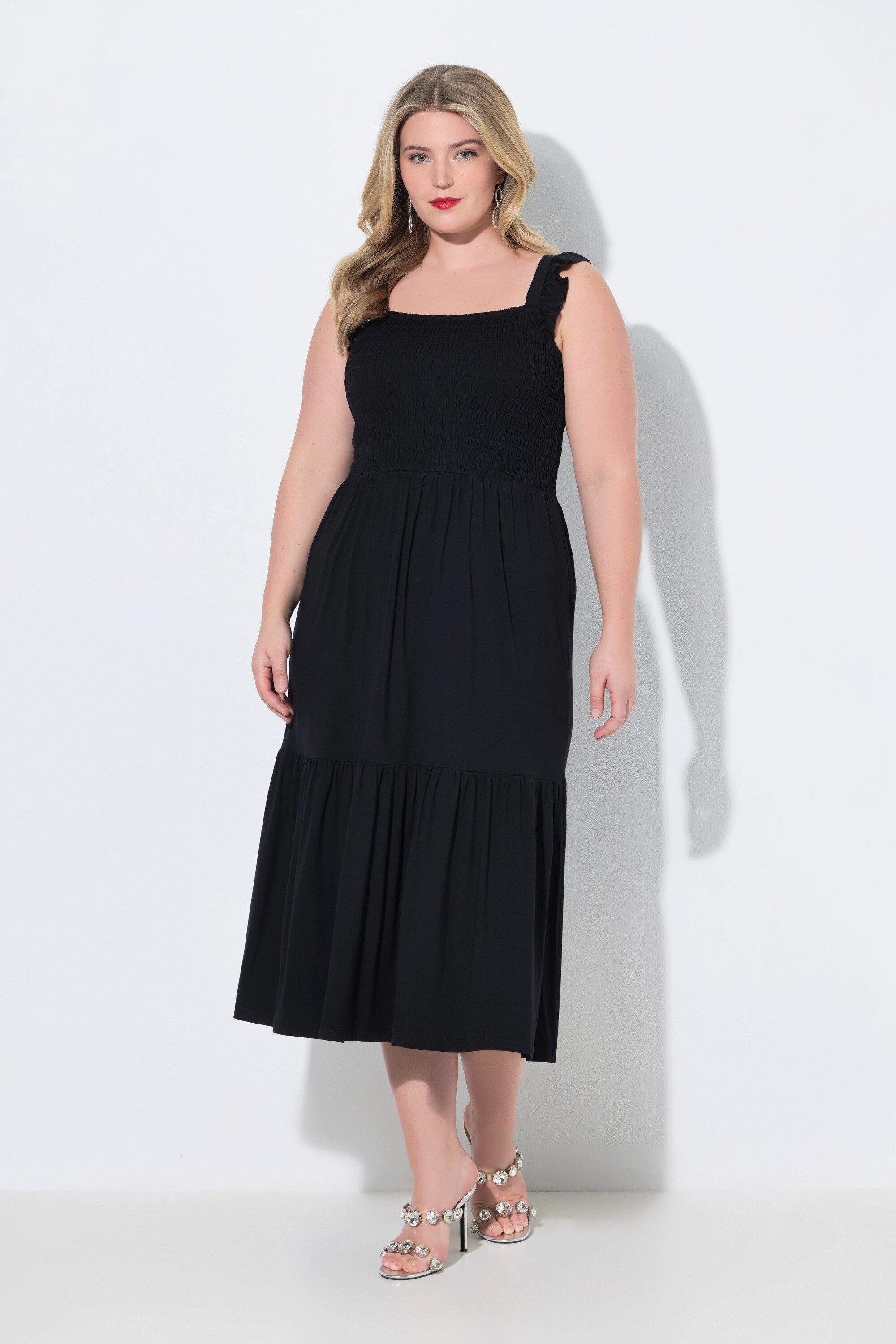 MIAMODA Midikleid Midi-Smokkleid ärmellose A-Linie Lieblingsfarben