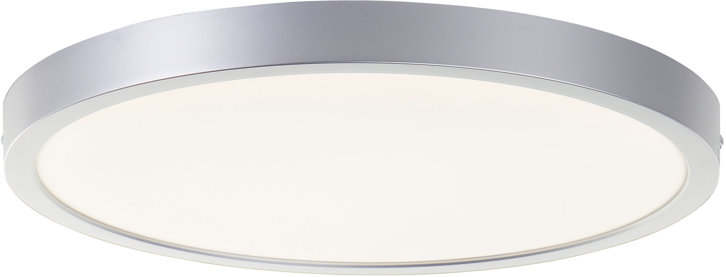 Brilliant LED Deckenleuchte Navara, LED fest integriert, Neutralweiß, Ø 37,5cm, Höhe 3 cm, 2900 lm, 4000 K, IP44