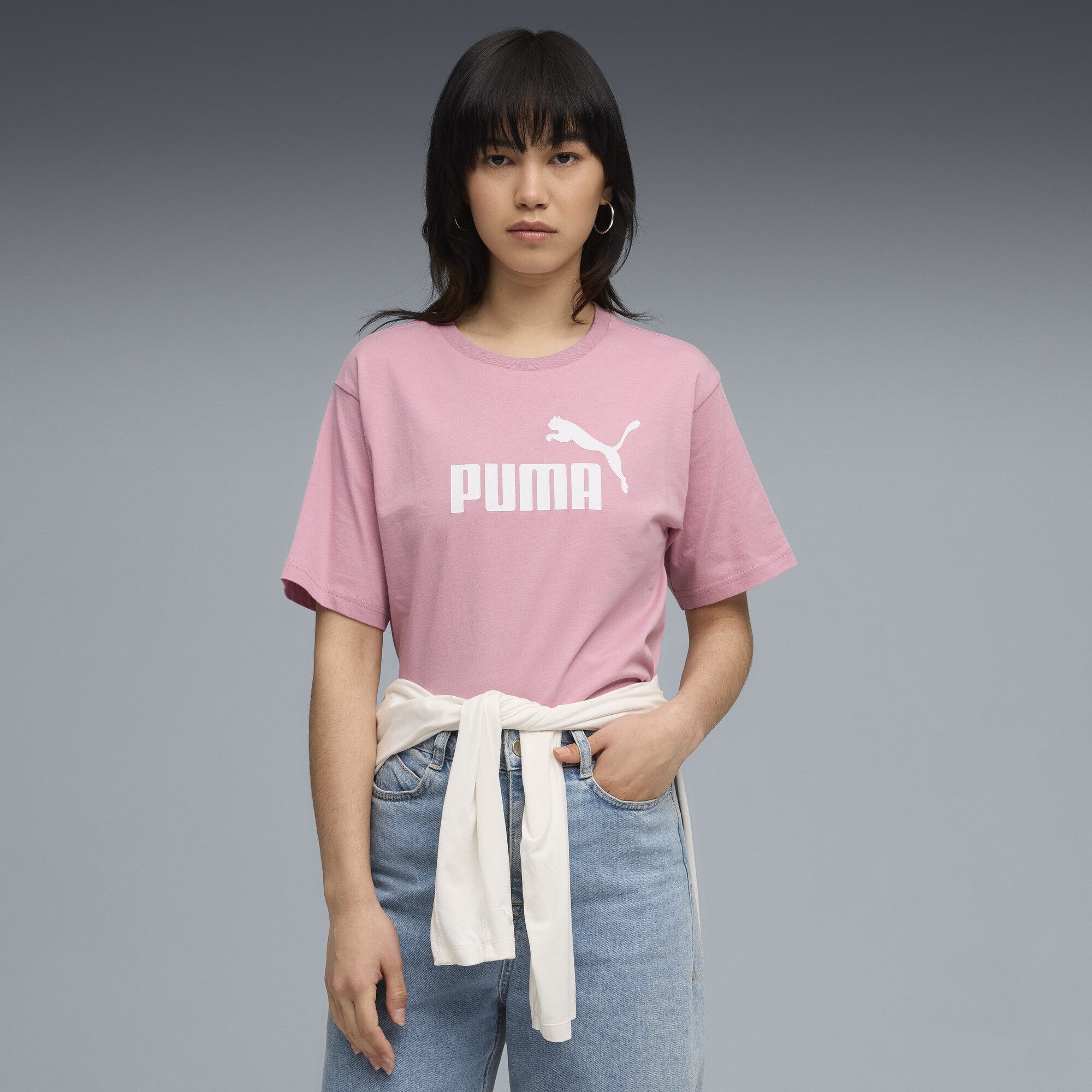 PUMA T-Shirt Essentials No. 1 Logo Relaxed T-Shirt Damen günstig online kaufen
