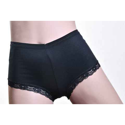 Toker Collection® Panty Damen Hipster / Panty mit weicher Spitze 3 Stück (Packung, 3er Pack)