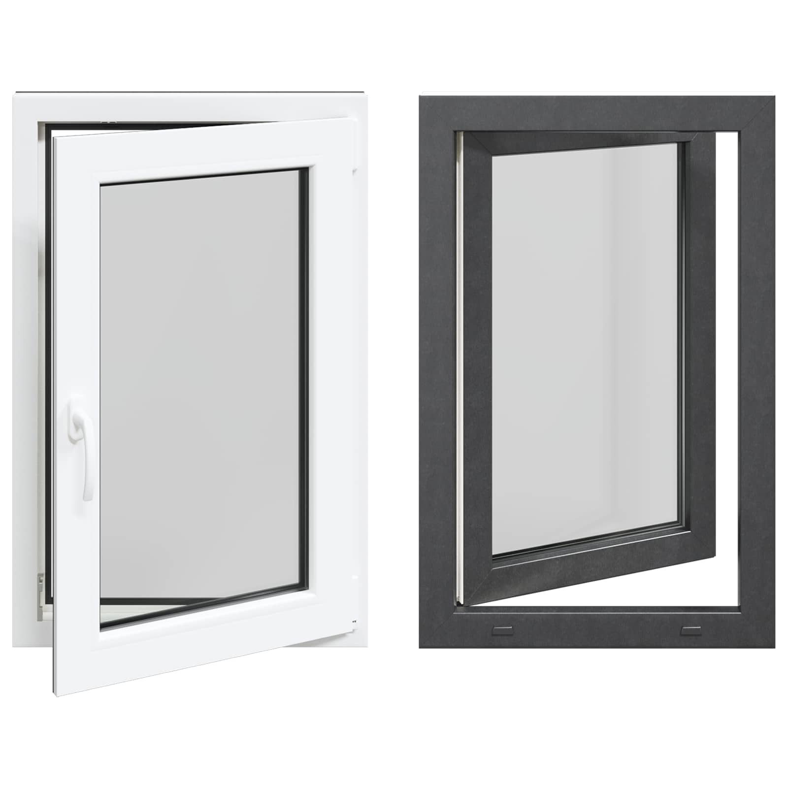 vidaXL Fenster Kipp- und Drehfenster für den Keller RISOR 60 x 100 cm, (1 St)