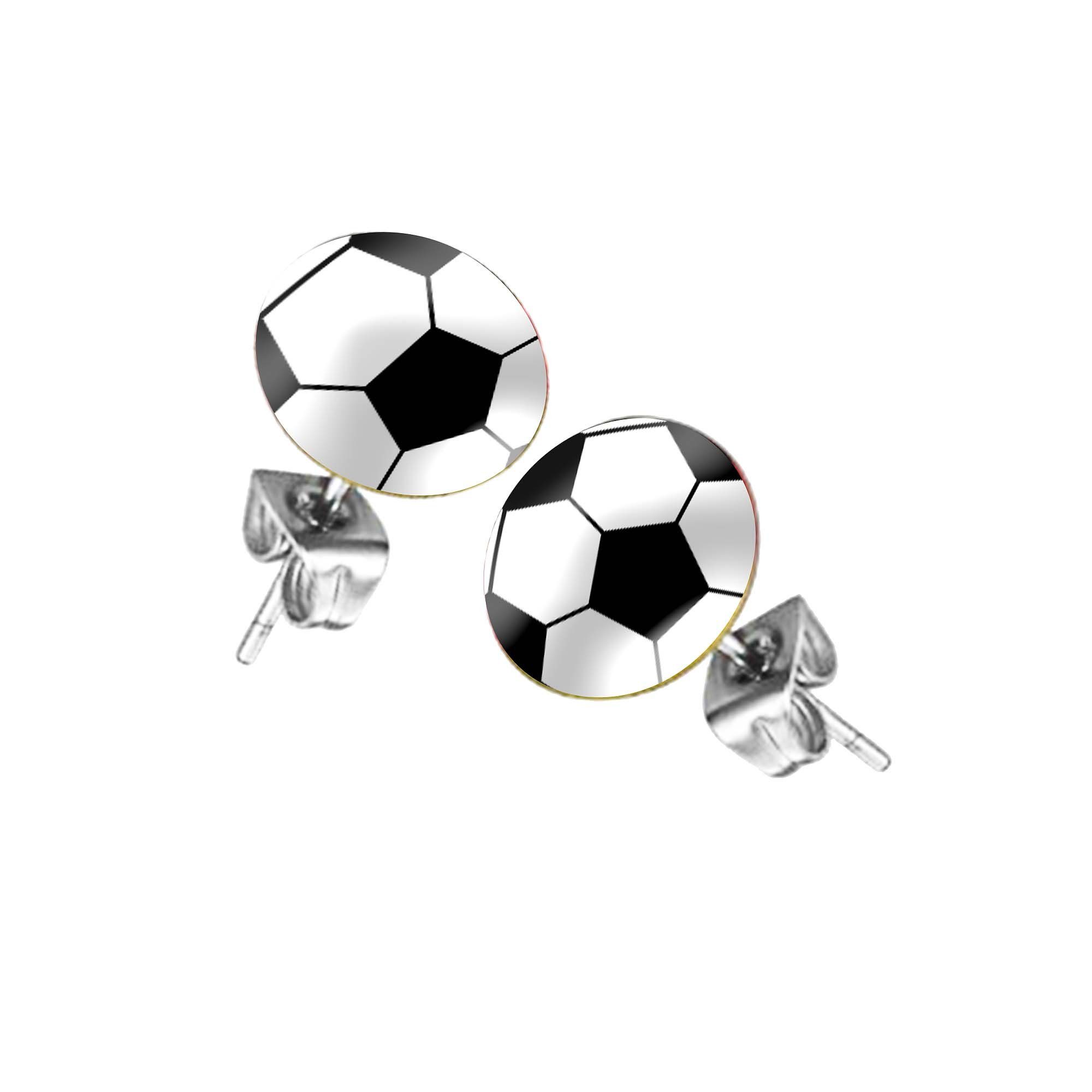 Taffstyle Paar Ohrstecker WM Flaggen Ohrringe Länderflagge Chirurgenstahl Fan Schmuck Rund (Fußball Fan Ohrringe mit Länderflagge für Public Viewing und Sportevents), Weltmeisterschaft 2026
