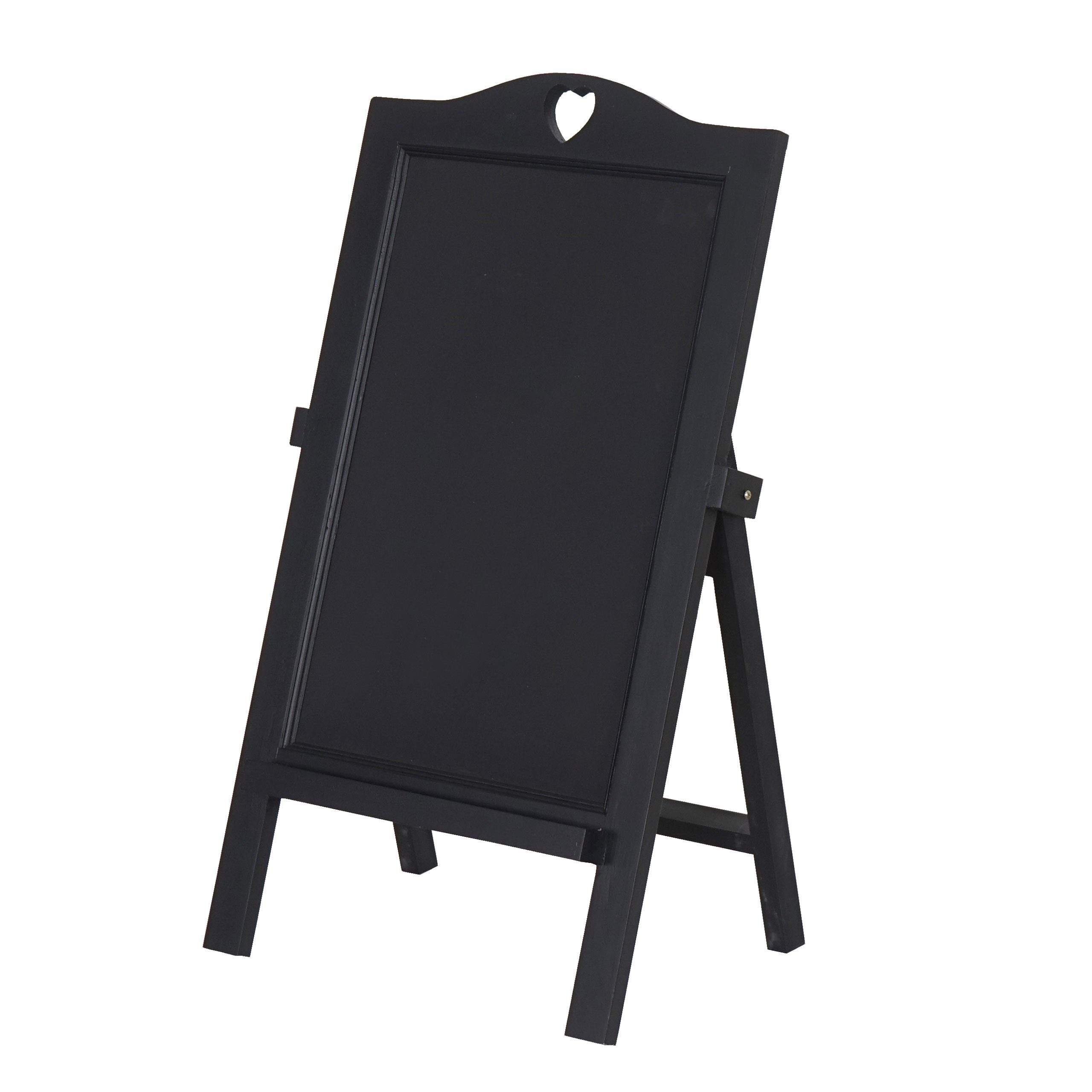 MCW Standtafel MCW-E51-l, Mit dekorativer Herz-Aussparung, Mit Klappfunktion, Hohe Stabilität
