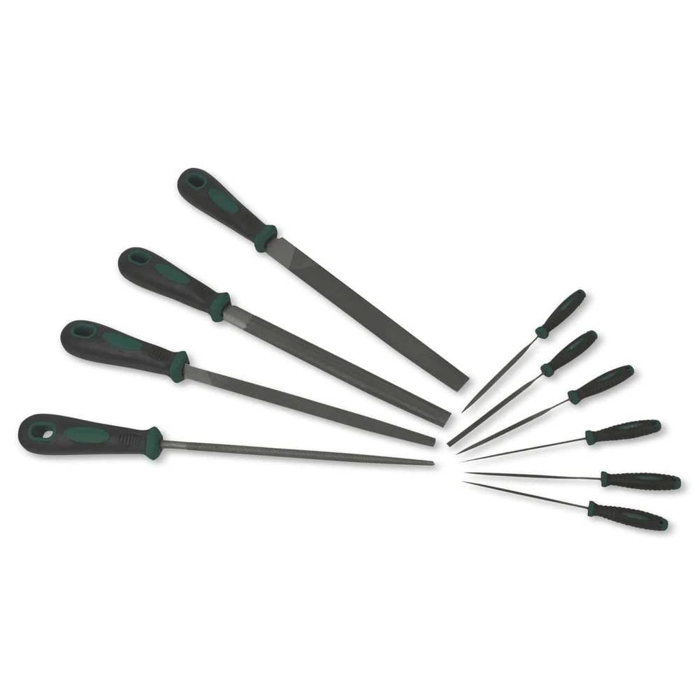 Brüder Mannesmann Werkzeuge Feile Feilensatz, 10-teilig M61015
