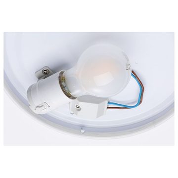 Paulmann Spiegelleuchte Deckenleuchte Homespa in Weiß E27 IP44, keine Angabe, Leuchtmittel enthalten: Nein, warmweiss, Badezimmerlampen, Badleuchte, Lampen für das Badezimmer