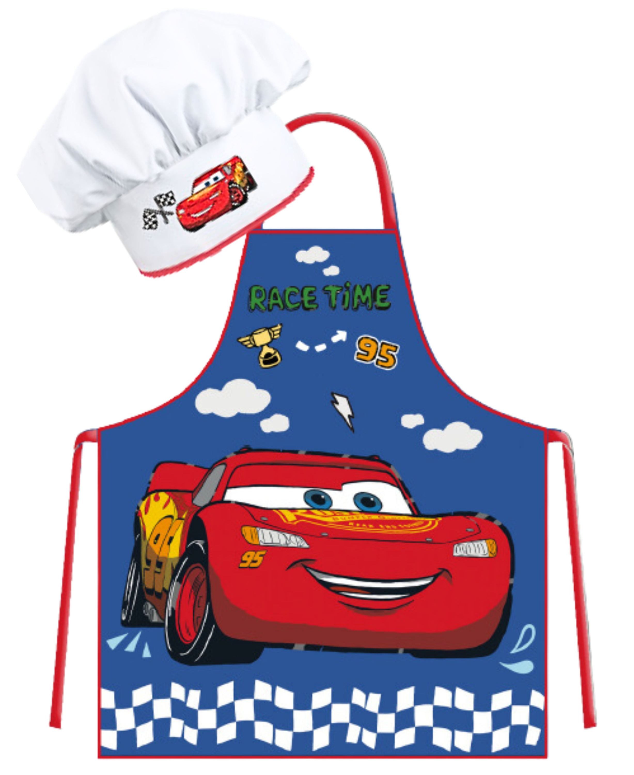Disney Cars Kochschürze Lightning McQueen, (2-tlg), Kinder Koch-Set 2 tlg. günstig online kaufen