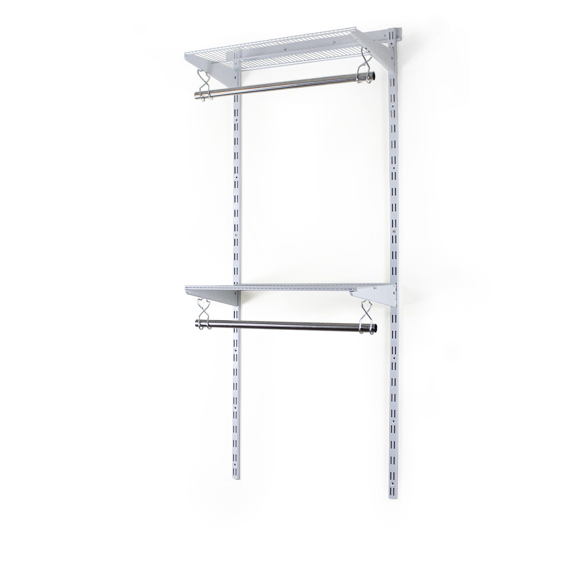 BOOMET Kleiderschrank Kleiderschranksystem Bausatz (Rail weiß) günstig online kaufen