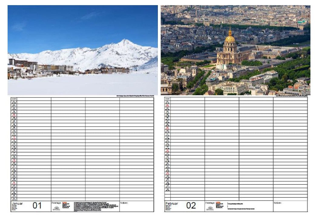 Thumbnail - Seelenzauber Familienkalender Frankreichzauber Familien Planer Kalender 2025 DIN A3 Paris Frankreich