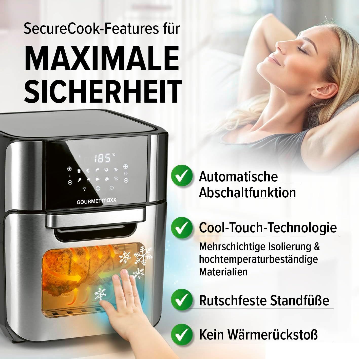 DS Produkte GmbH Heißluftfritteuse Heißluftfritteuse