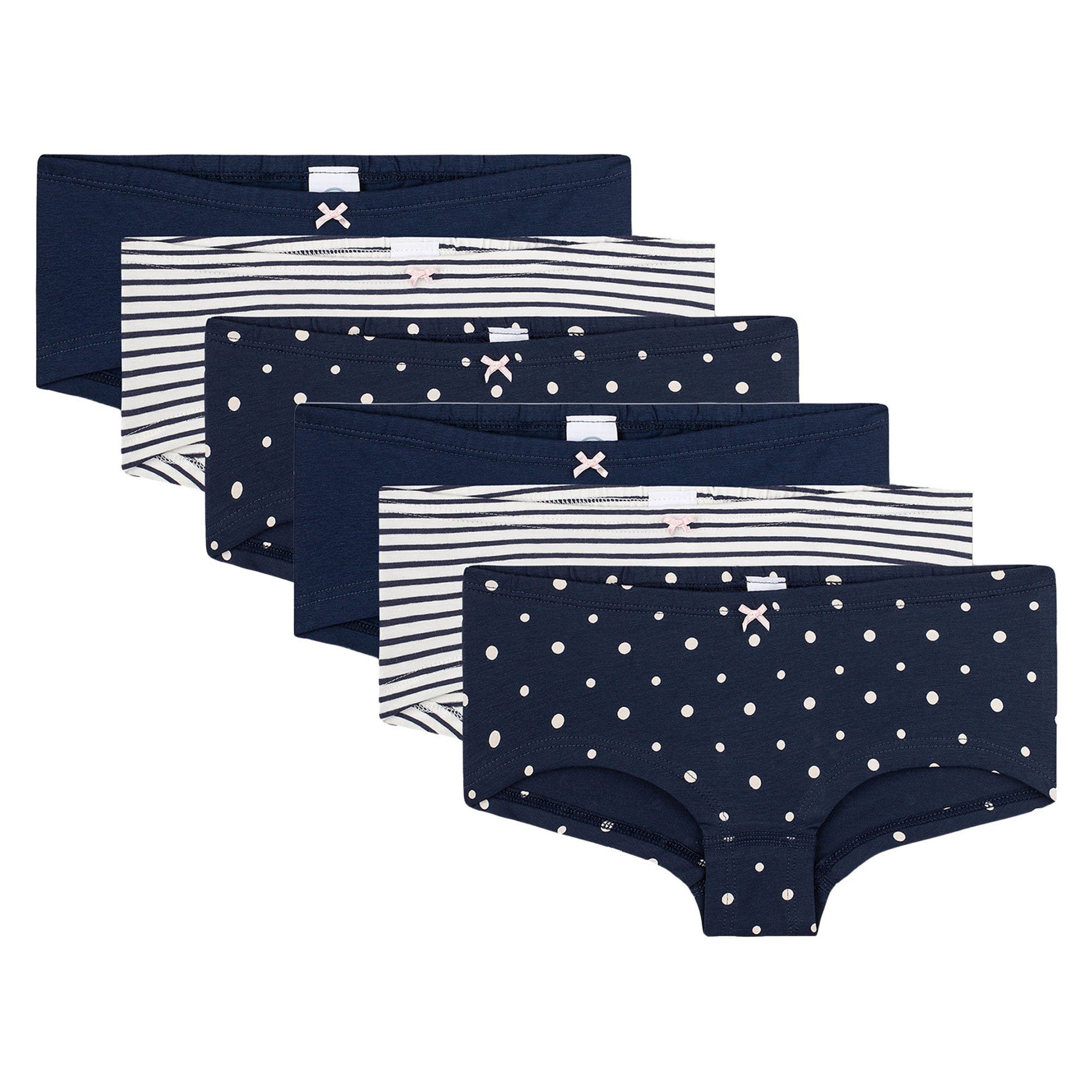 Slip Mädchen Slip 6er Pack Baumwollmischung