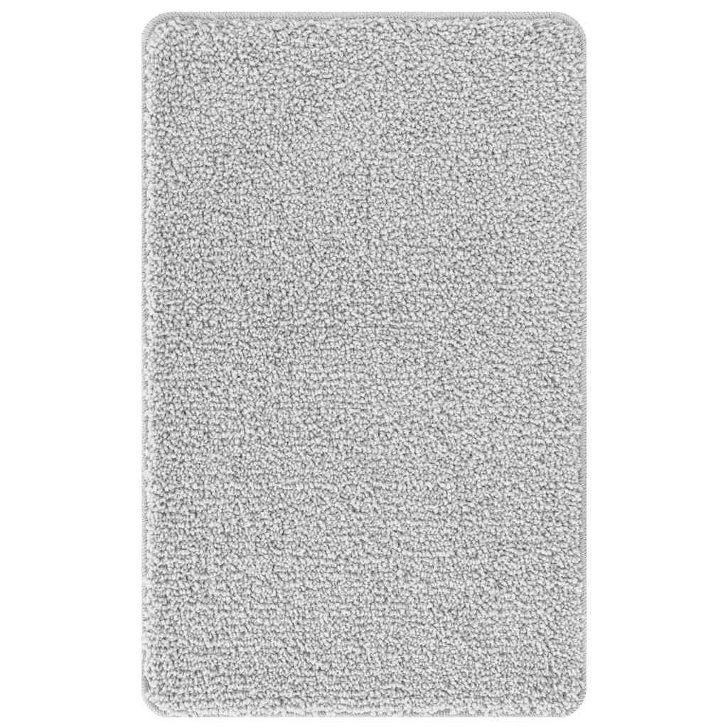 vidaXL Badematte Rutschfeste Badmatte Grau 50 x 80 cm PP, Höhe 0.2 mm, Poly günstig online kaufen
