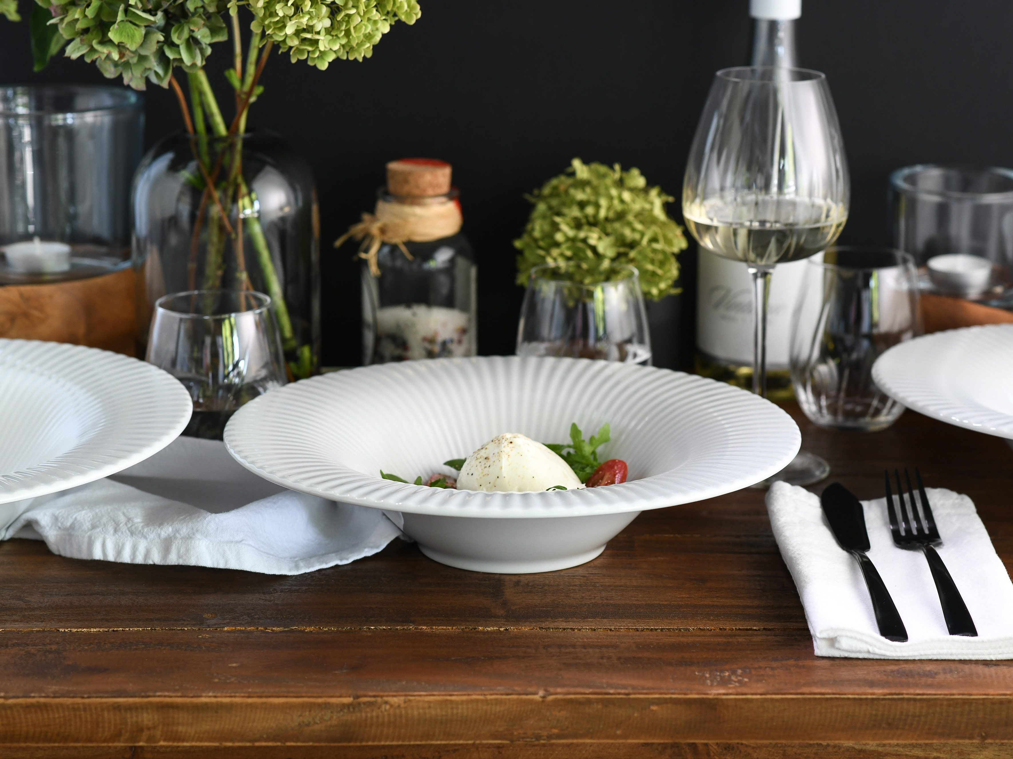 CreaTable Speiseteller Allegra,Teller 30,5 cm, 4-tlg., (4 St), Teller Set, Vielseitig einsetzbar, Klassische Coupeform