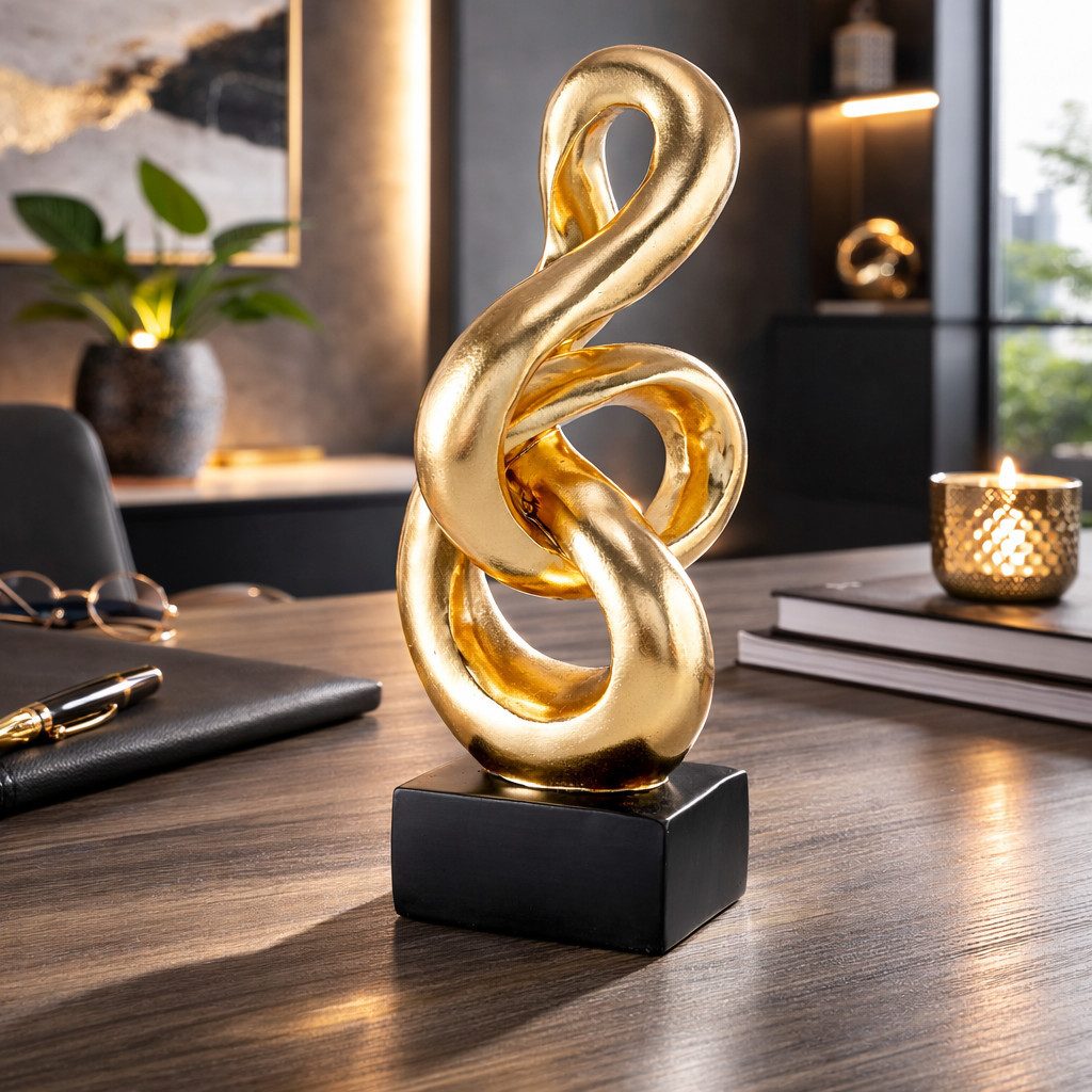 MF Skulptur Skulptur Golden Infinity Chainy (1 St)