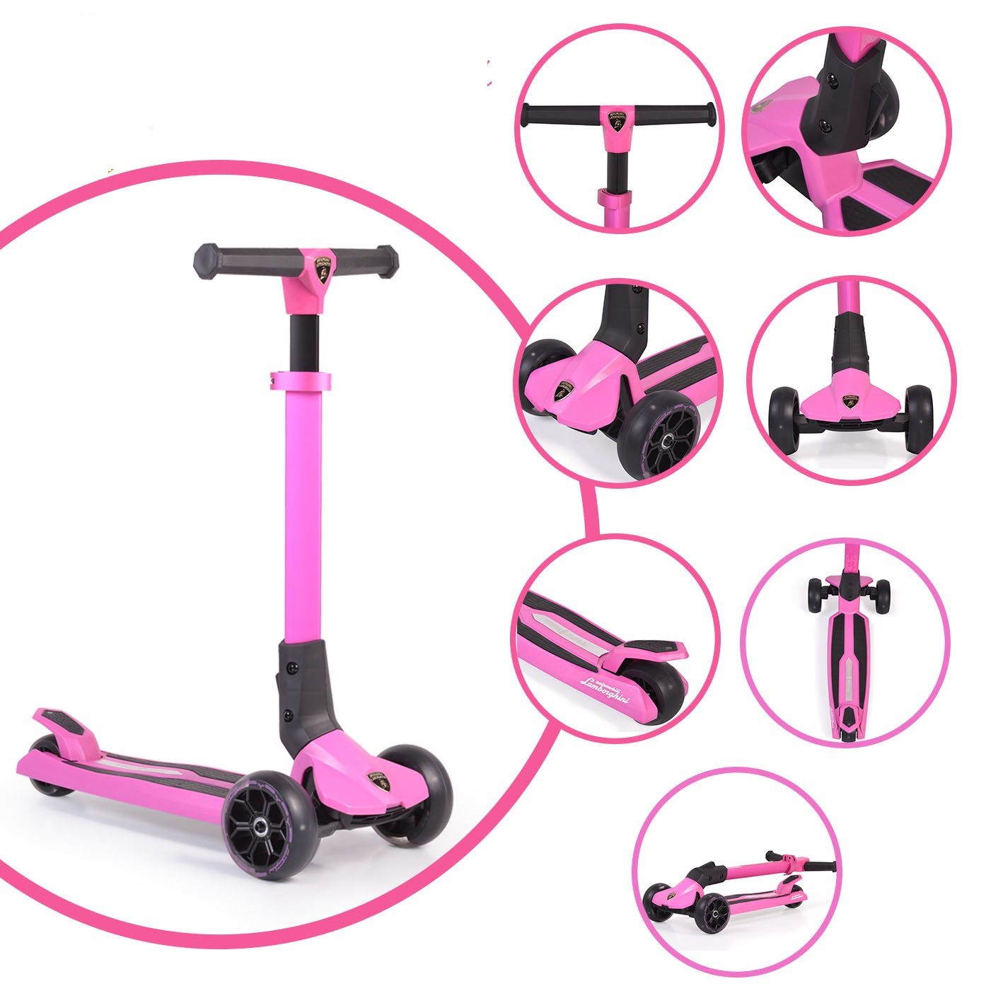 Cityroller Kinderroller Lamborghini 3 Räder
