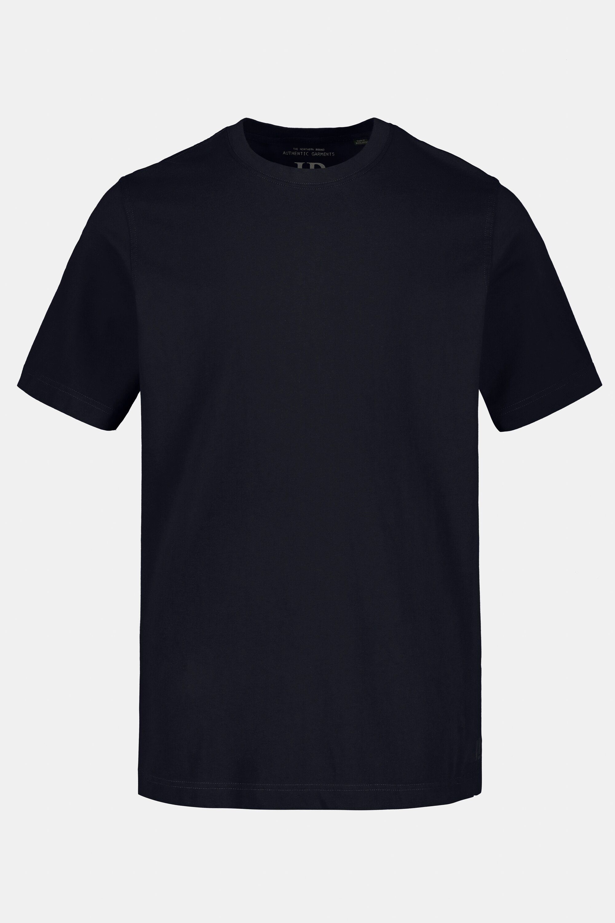 marine JP1880 T-Shirt gekämmte T-Shirt Rundhals bis 8XL Basic Baumwolle dunkel