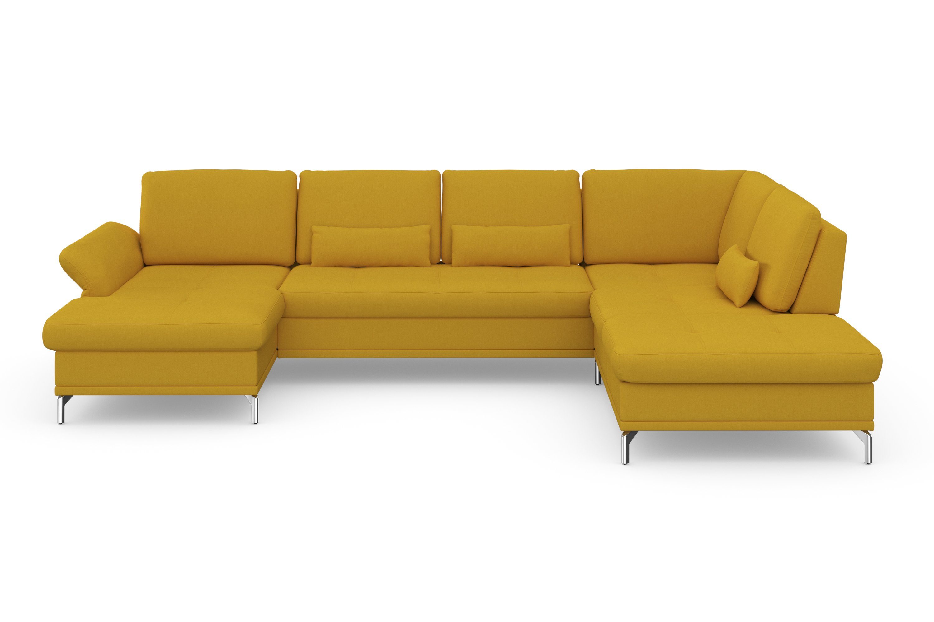 INOSIGN Wohnlandschaft "Palm Beach U-Form" Federkern, mit Sitztiefenverstel günstig online kaufen