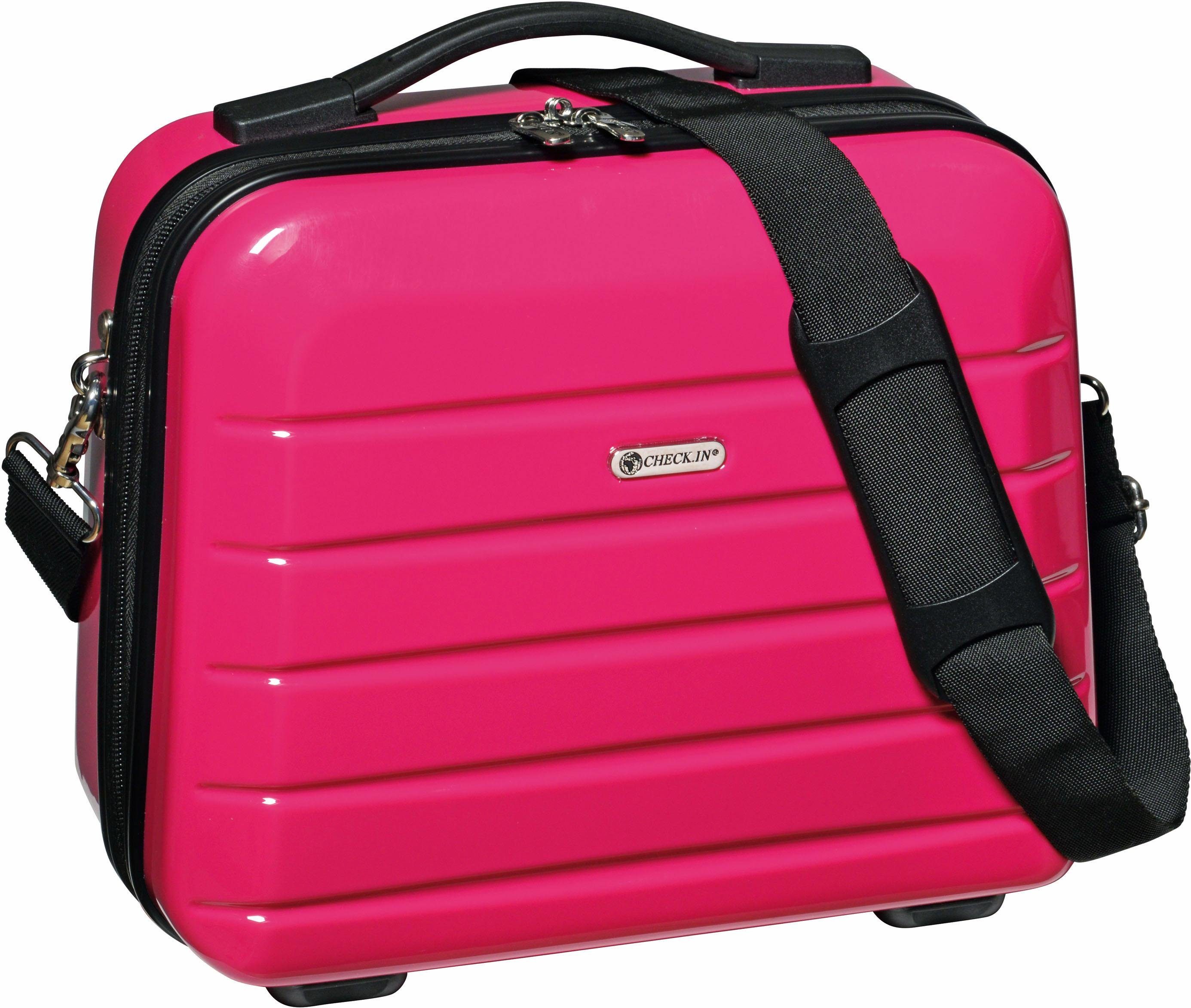 CHECK.IN® Beautycase London 2.0, Kosmetiktasche, zum Aufstecken, Reisetasche, mit Schulterriemen