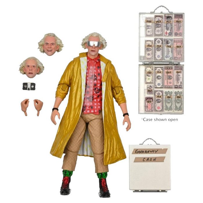 NECA Actionfigur Ultimate Doc Brown (2015) - Back to the Future 2