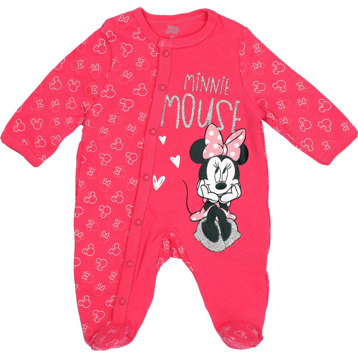 Disney Повзунки Minnie Mouse Mädchen Einteiler, Overall, Babyanzug, Babyoverall, Babyanzug